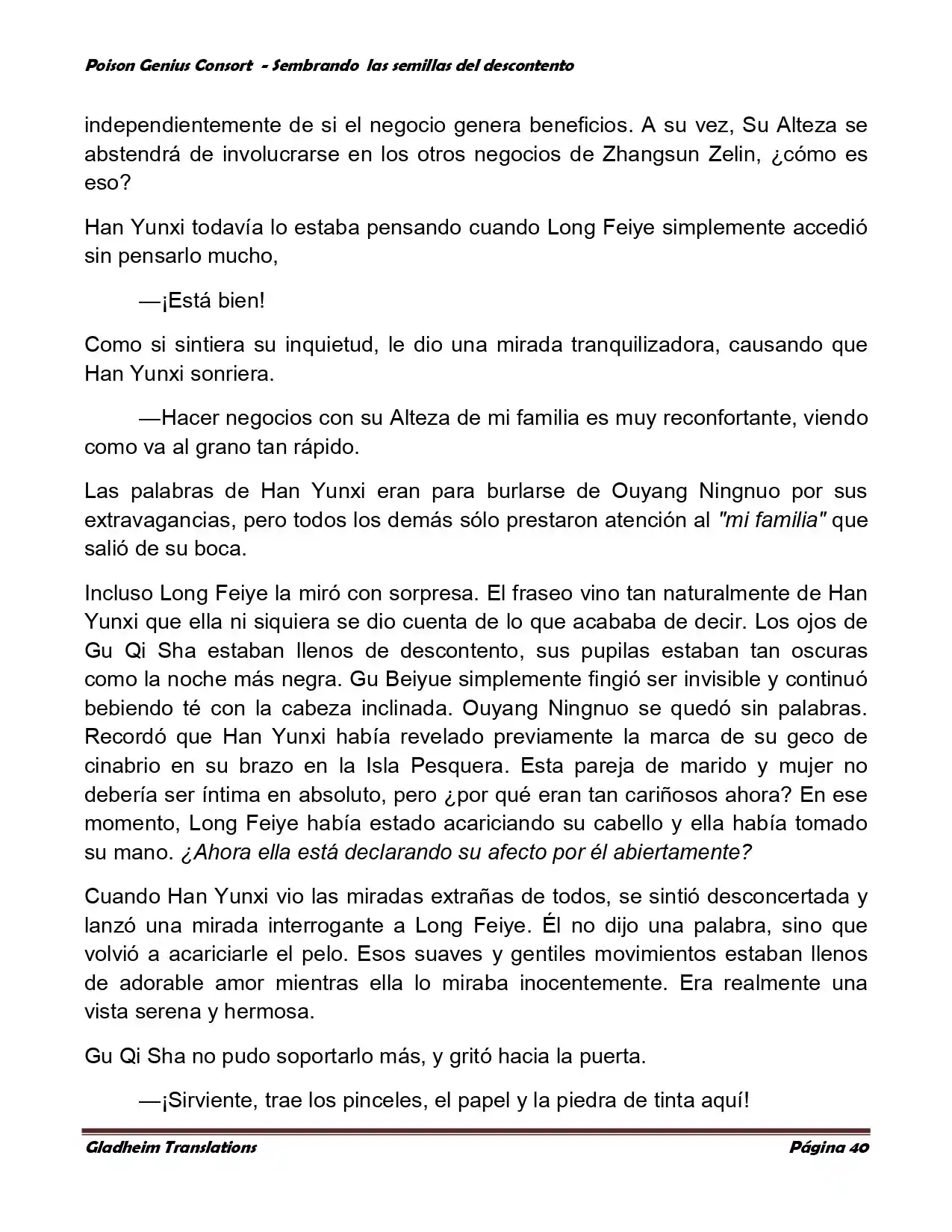 Poison Genious Consort (Novela) - Capítulo 361 - Página 40 - LectorTMOo