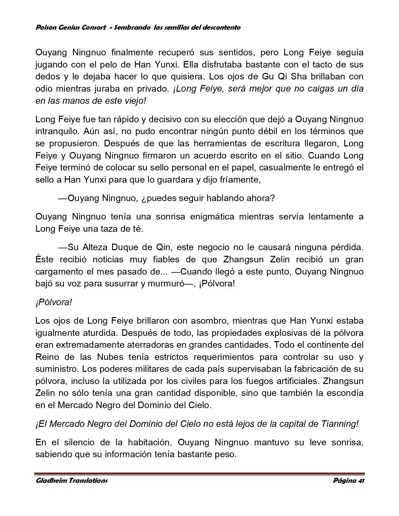 Poison Genious Consort (Novela) - Capítulo 361 - Página 41 - LectorTMOo