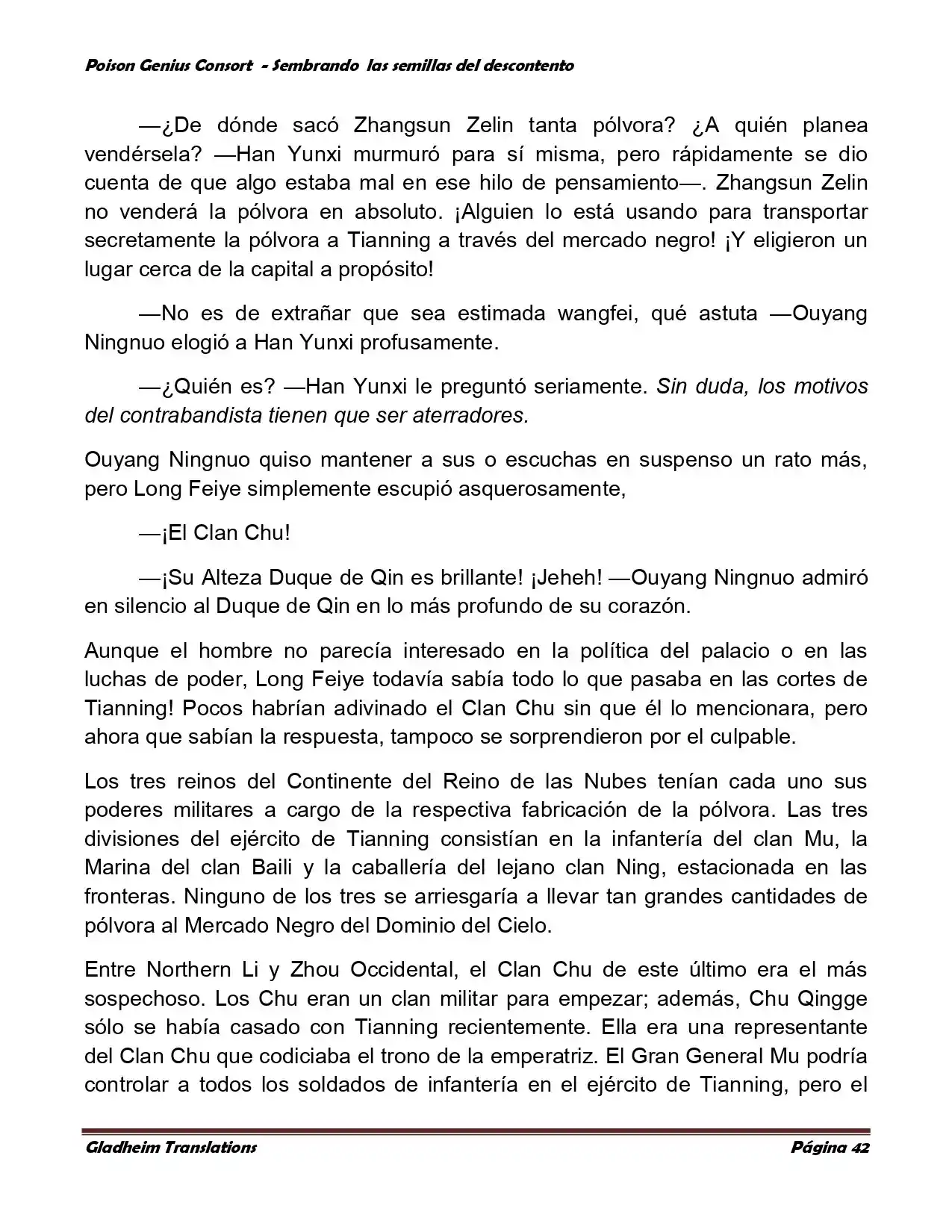 Poison Genious Consort (Novela) - Capítulo 361 - Página 42 - LectorTMOo