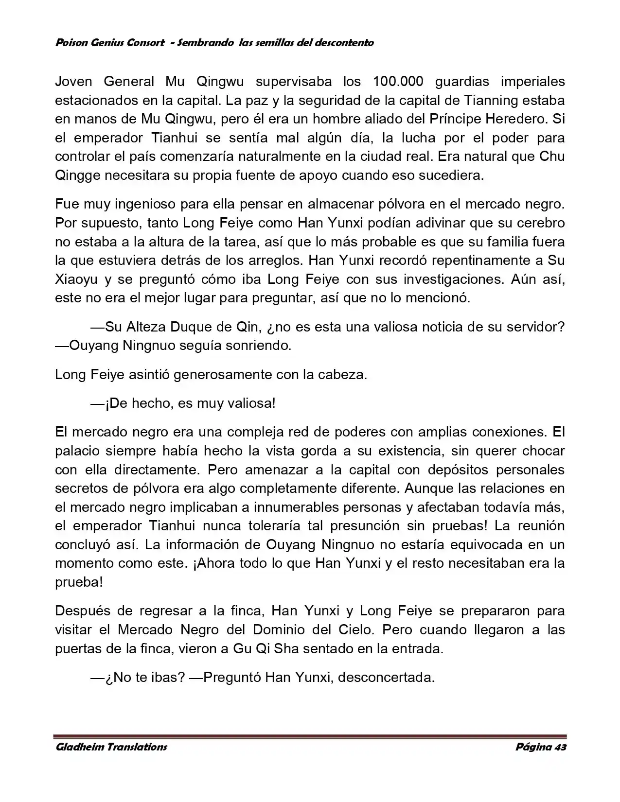 Poison Genious Consort (Novela) - Capítulo 361 - Página 43 - LectorTMOo