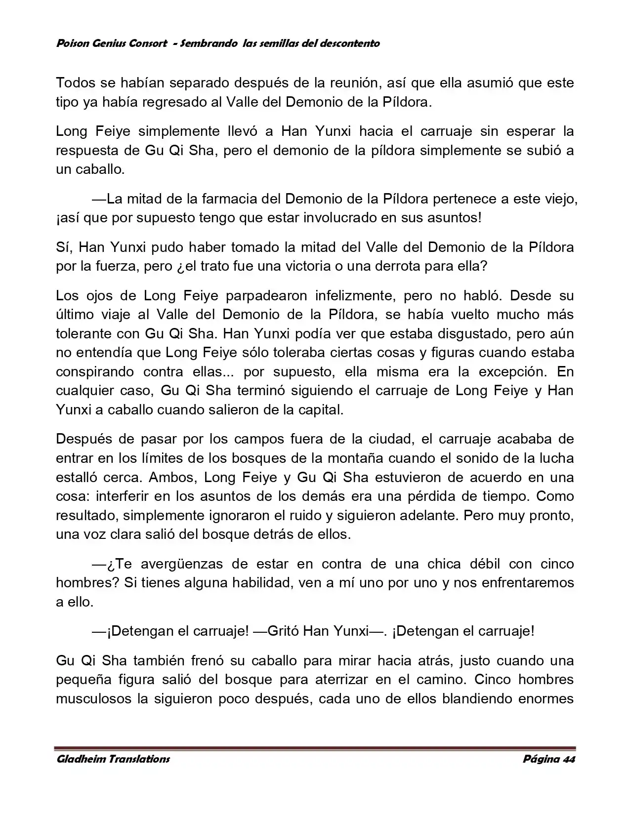 Poison Genious Consort (Novela) - Capítulo 361 - Página 44 - LectorTMOo