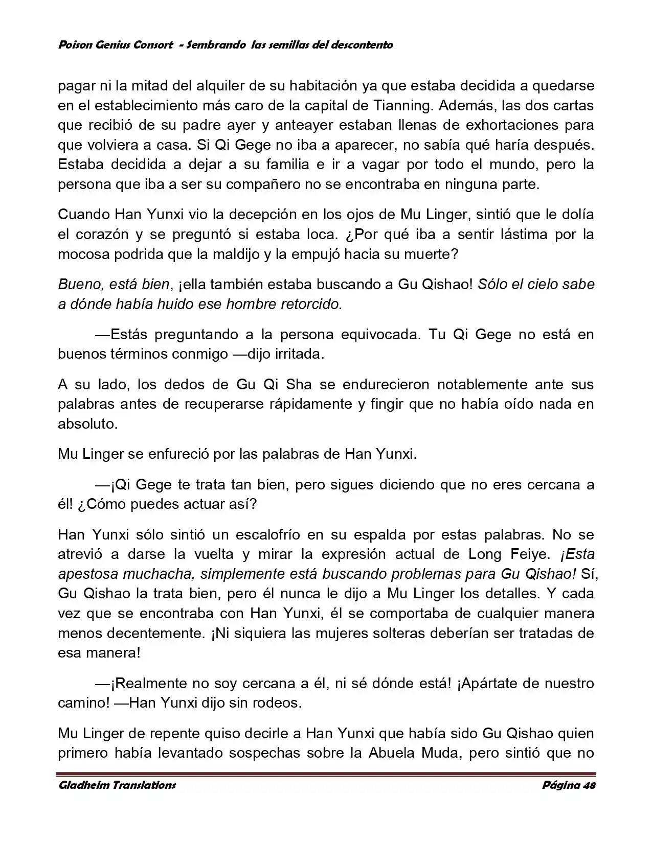 Poison Genious Consort (Novela) - Capítulo 361 - Página 48 - LectorTMOo