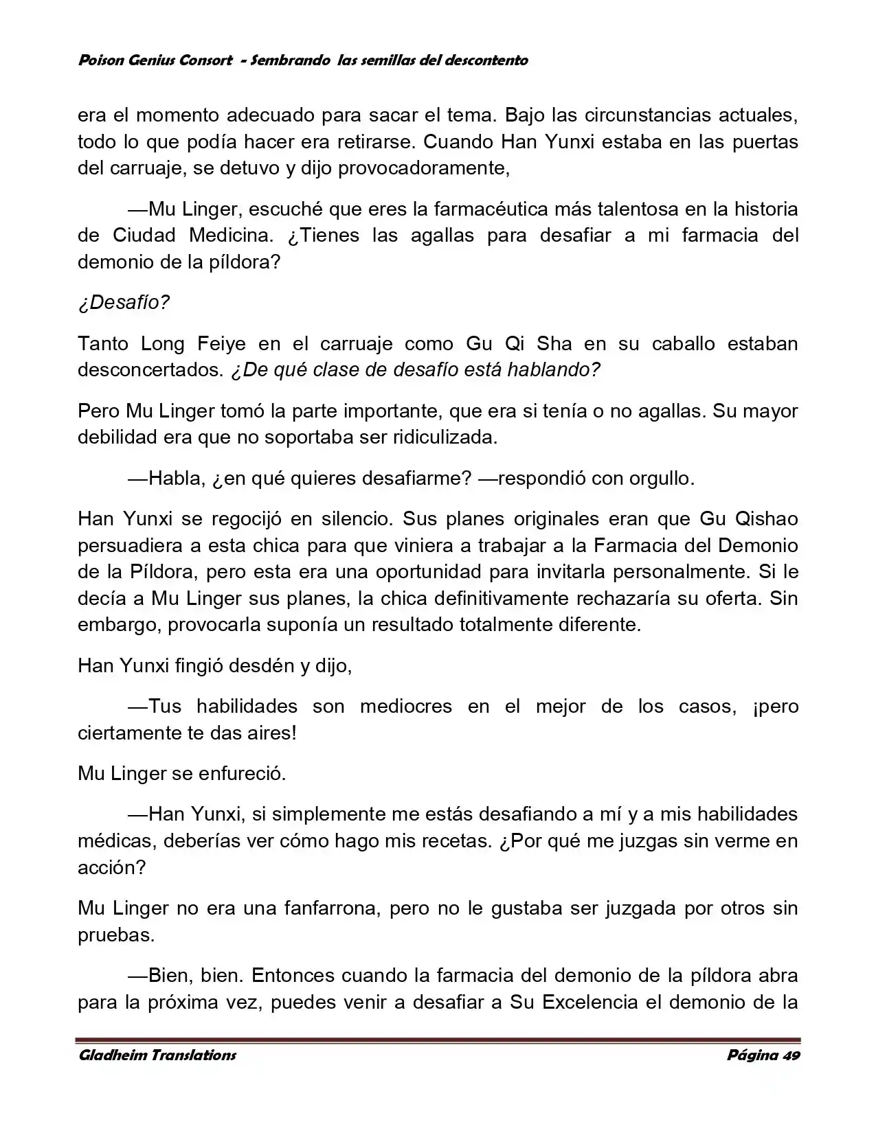 Poison Genious Consort (Novela) - Capítulo 361 - Página 49 - LectorTMOo