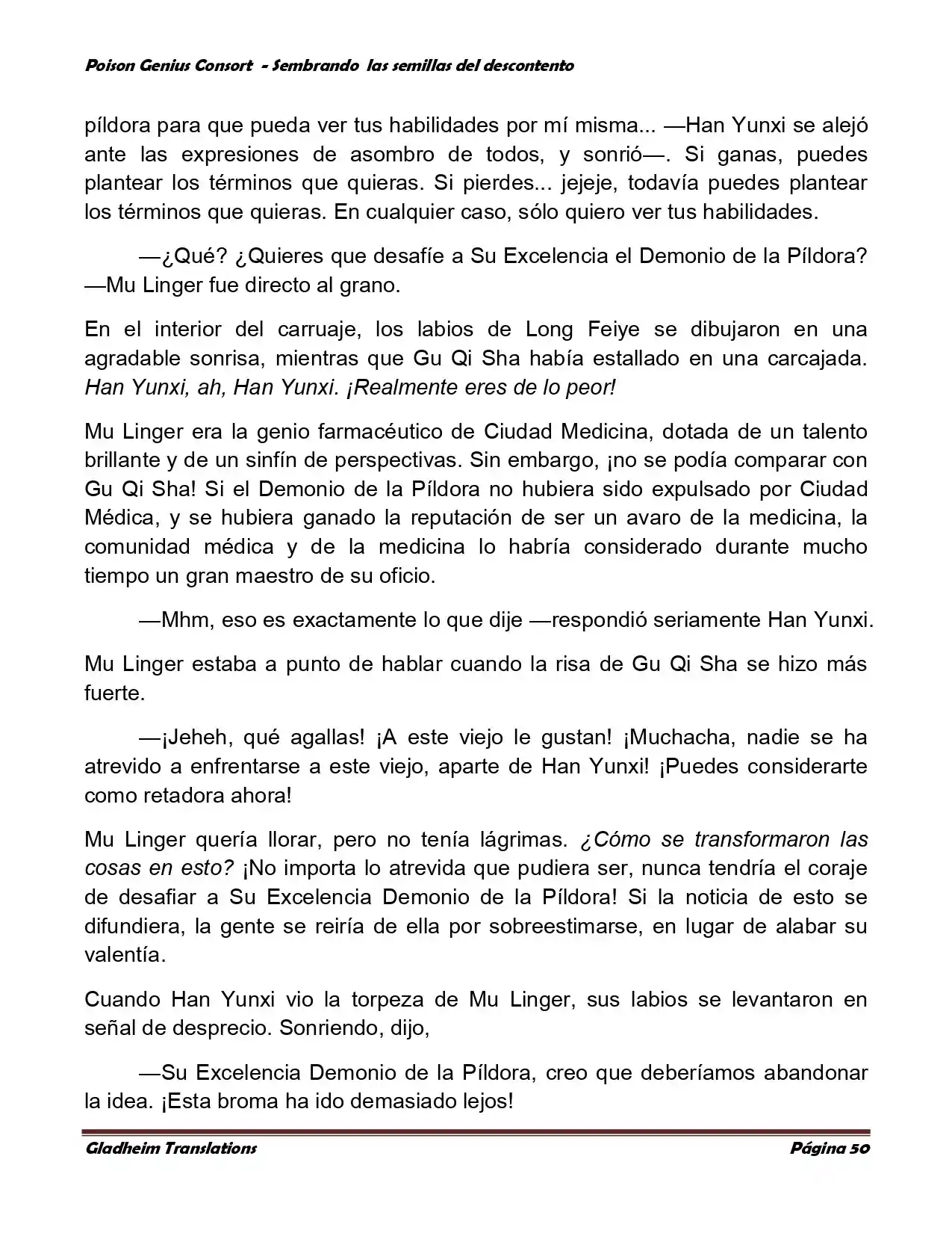 Poison Genious Consort (Novela) - Capítulo 361 - Página 50 - LectorTMOo