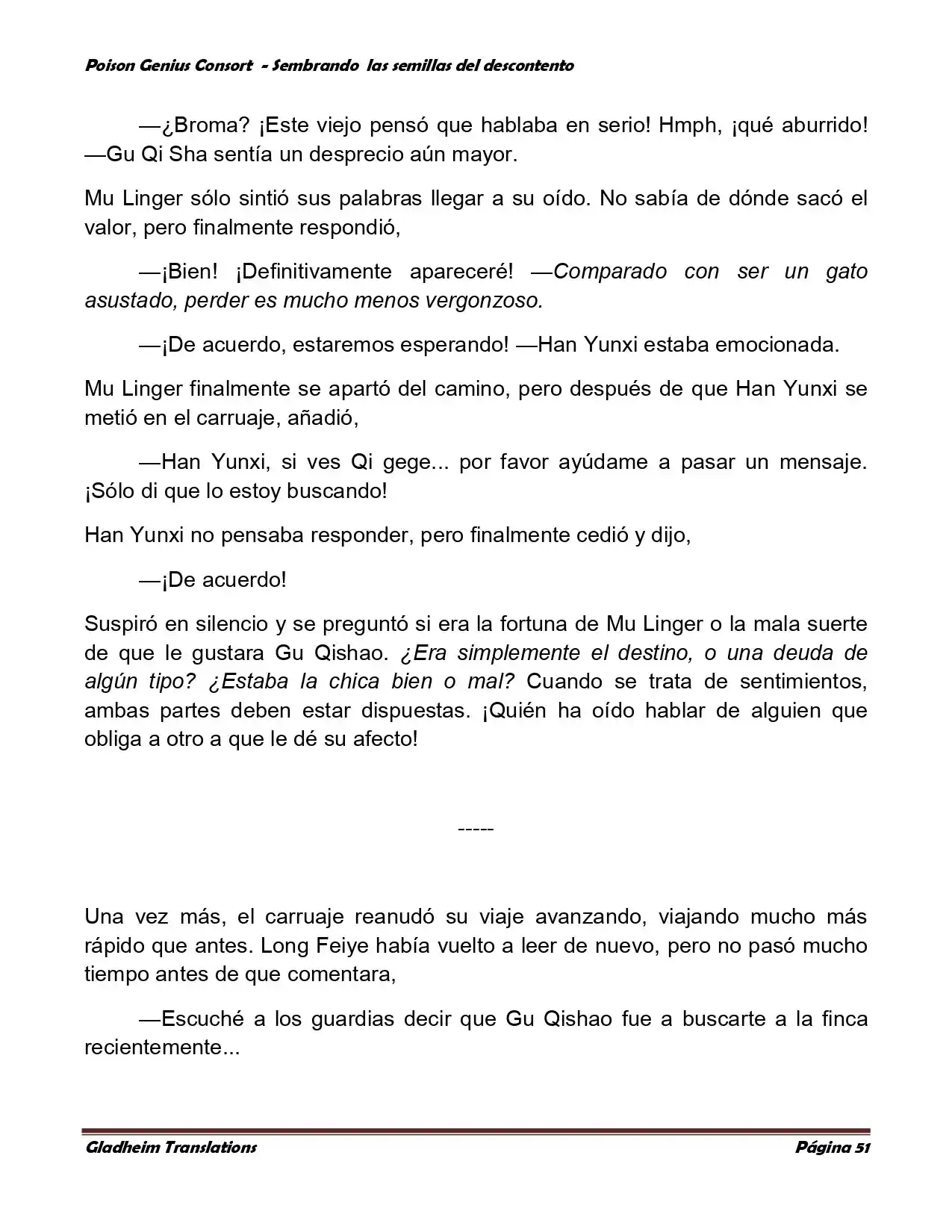 Poison Genious Consort (Novela) - Capítulo 361 - Página 51 - LectorTMOo