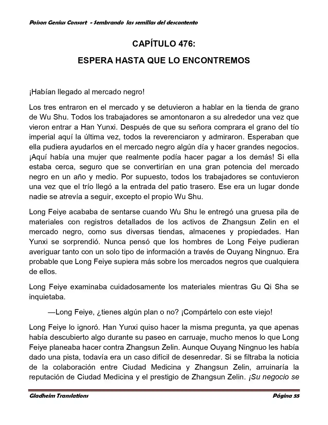 Poison Genious Consort (Novela) - Capítulo 361 - Página 55 - LectorTMOo