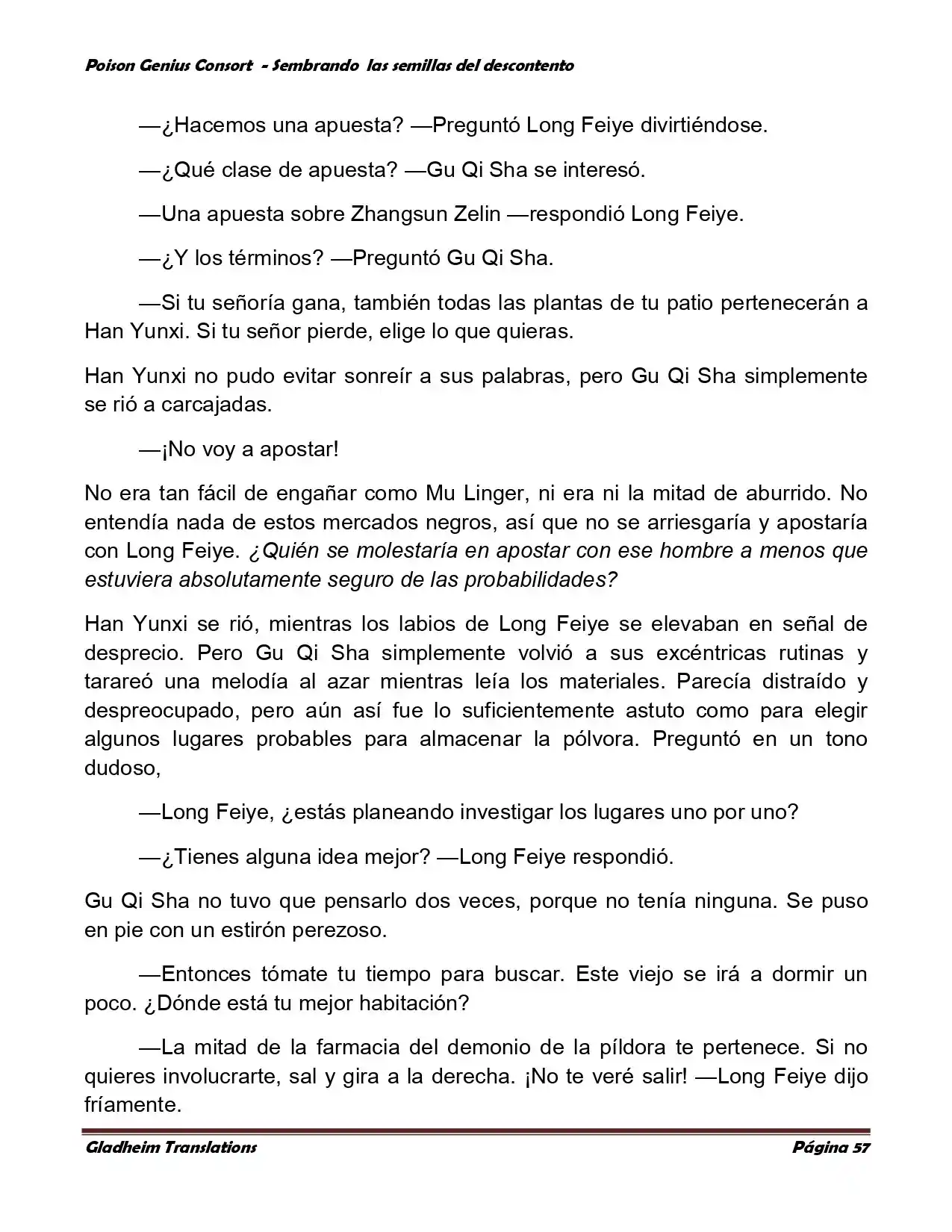 Poison Genious Consort (Novela) - Capítulo 361 - Página 57 - LectorTMOo