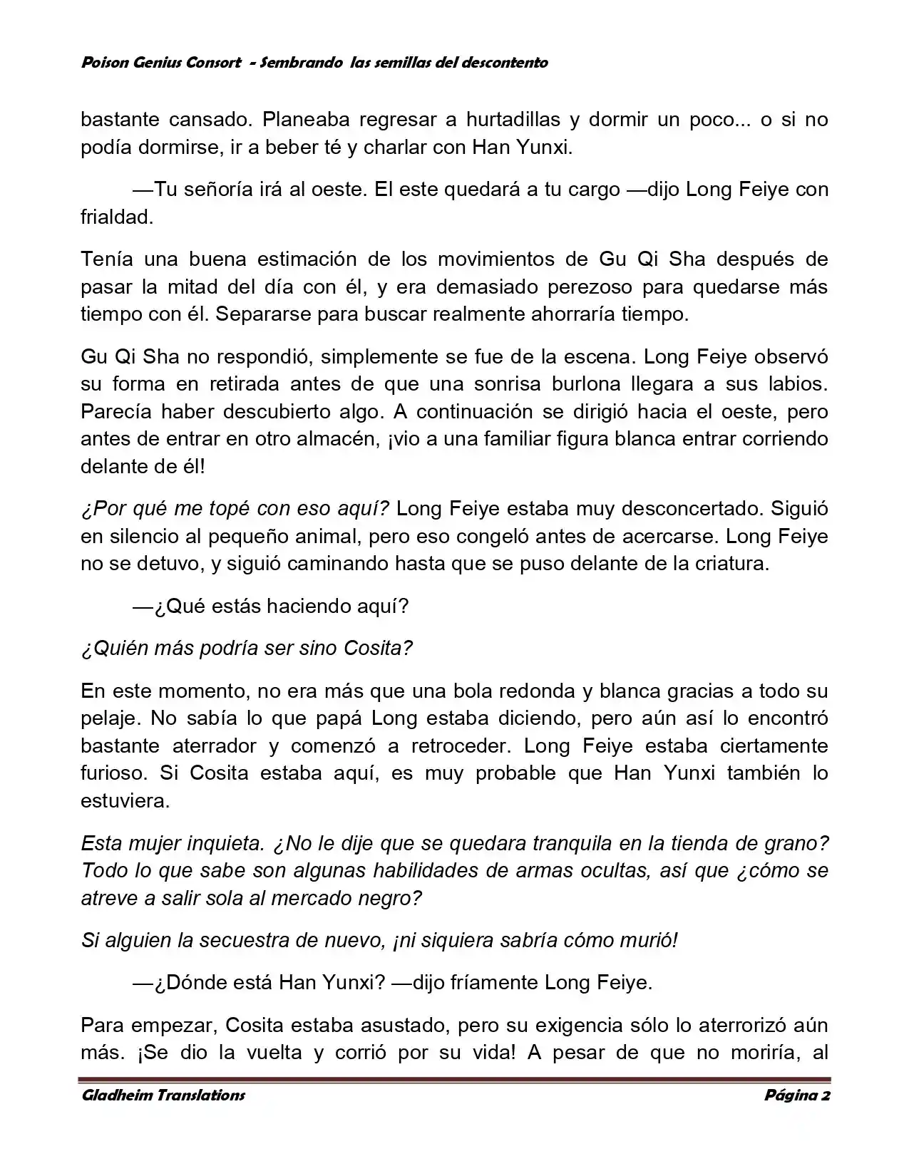 Poison Genious Consort (Novela) - Capítulo 362 - Página 2 - LectorTMOo