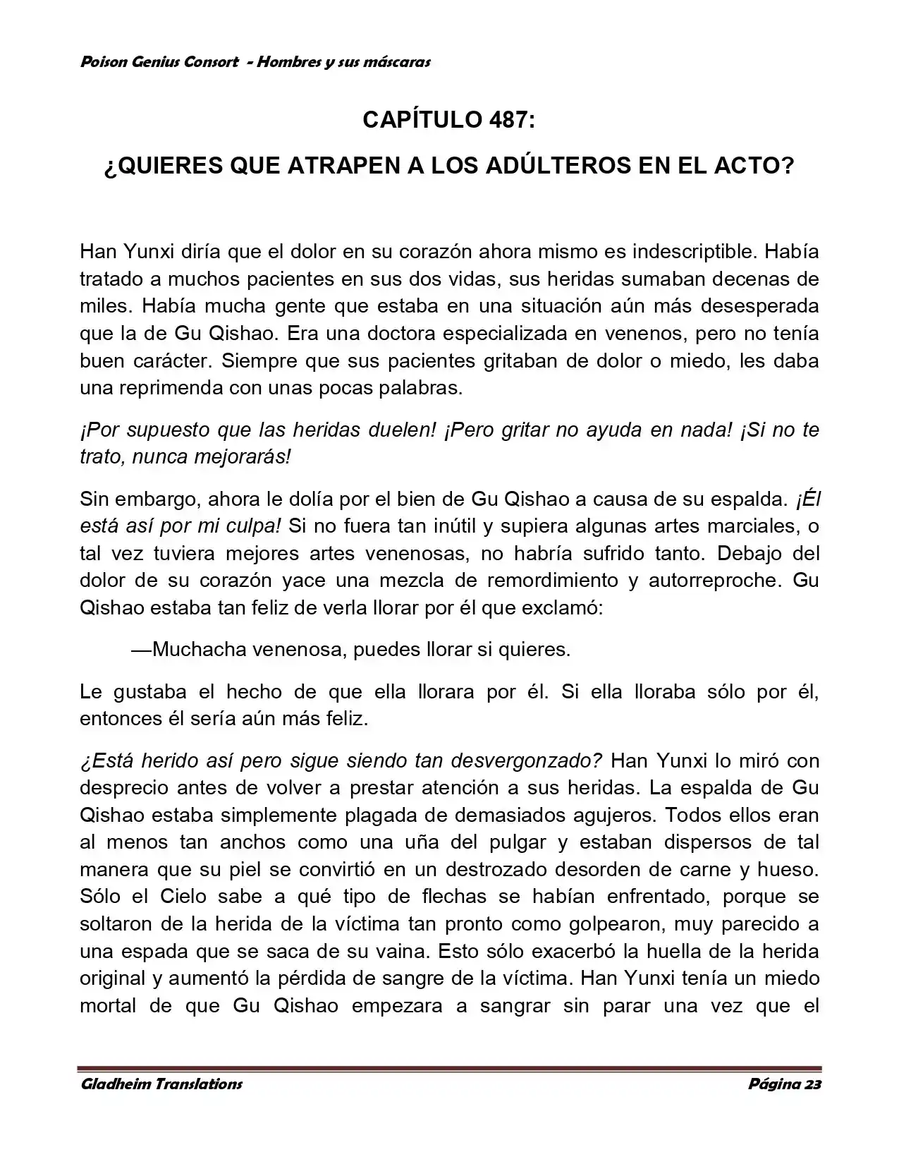 Poison Genious Consort (Novela) - Capítulo 363 - Página 33 - LectorTMOo