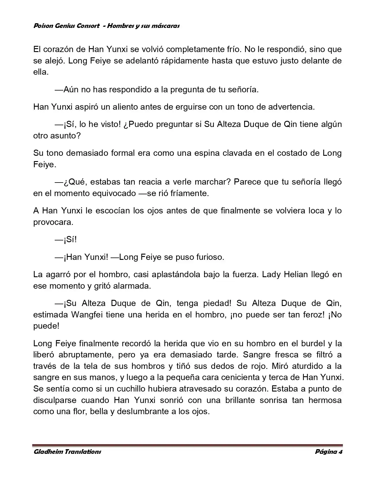 Poison Genious Consort (Novela) - Capítulo 364 - Página 4 - LectorTMOo