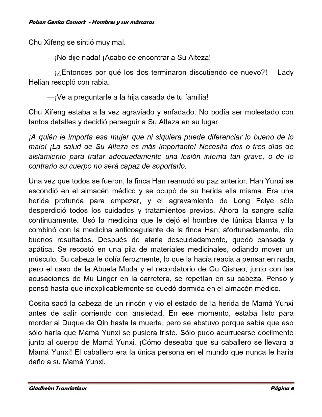 Poison Genious Consort (Novela) - Capítulo 364 - Página 6 - LectorTMOo