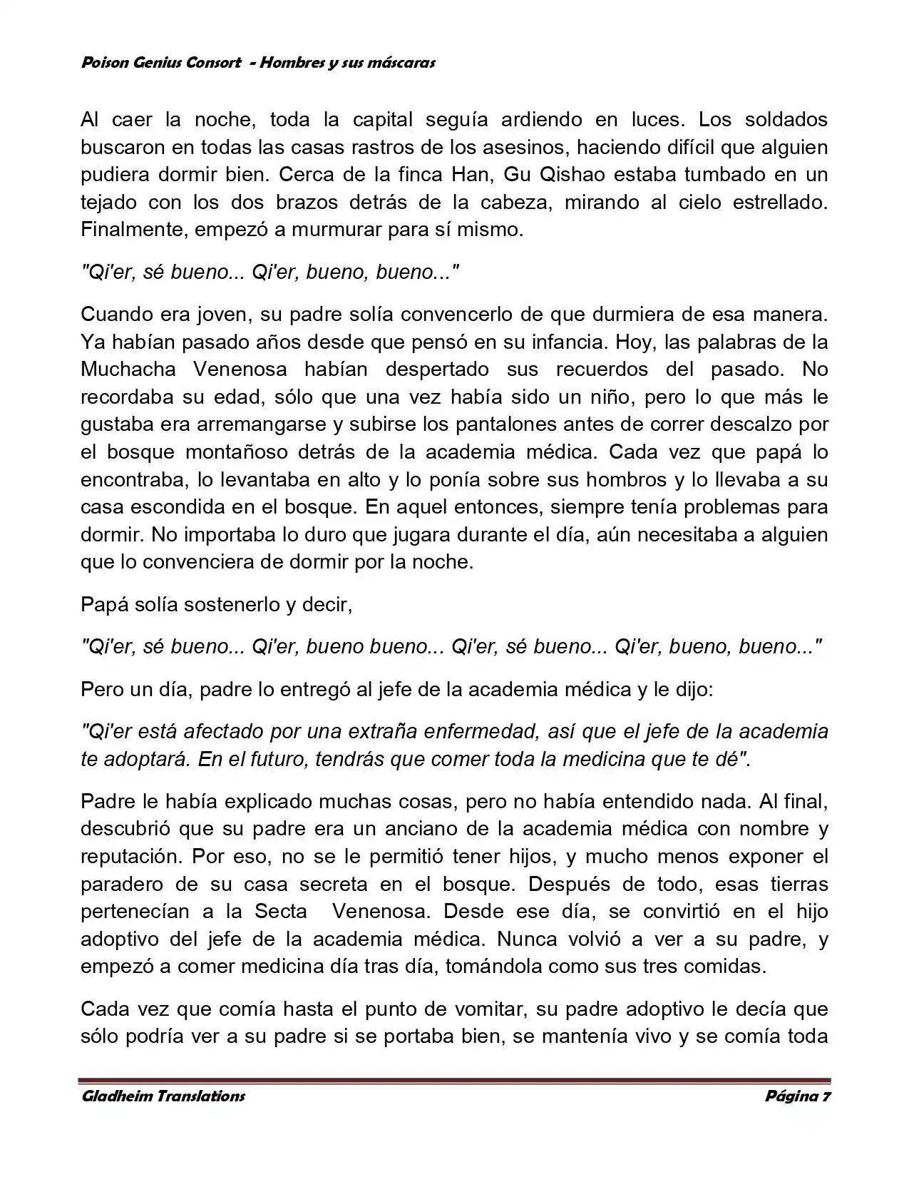 Poison Genious Consort (Novela) - Capítulo 364 - Página 7 - LectorTMOo