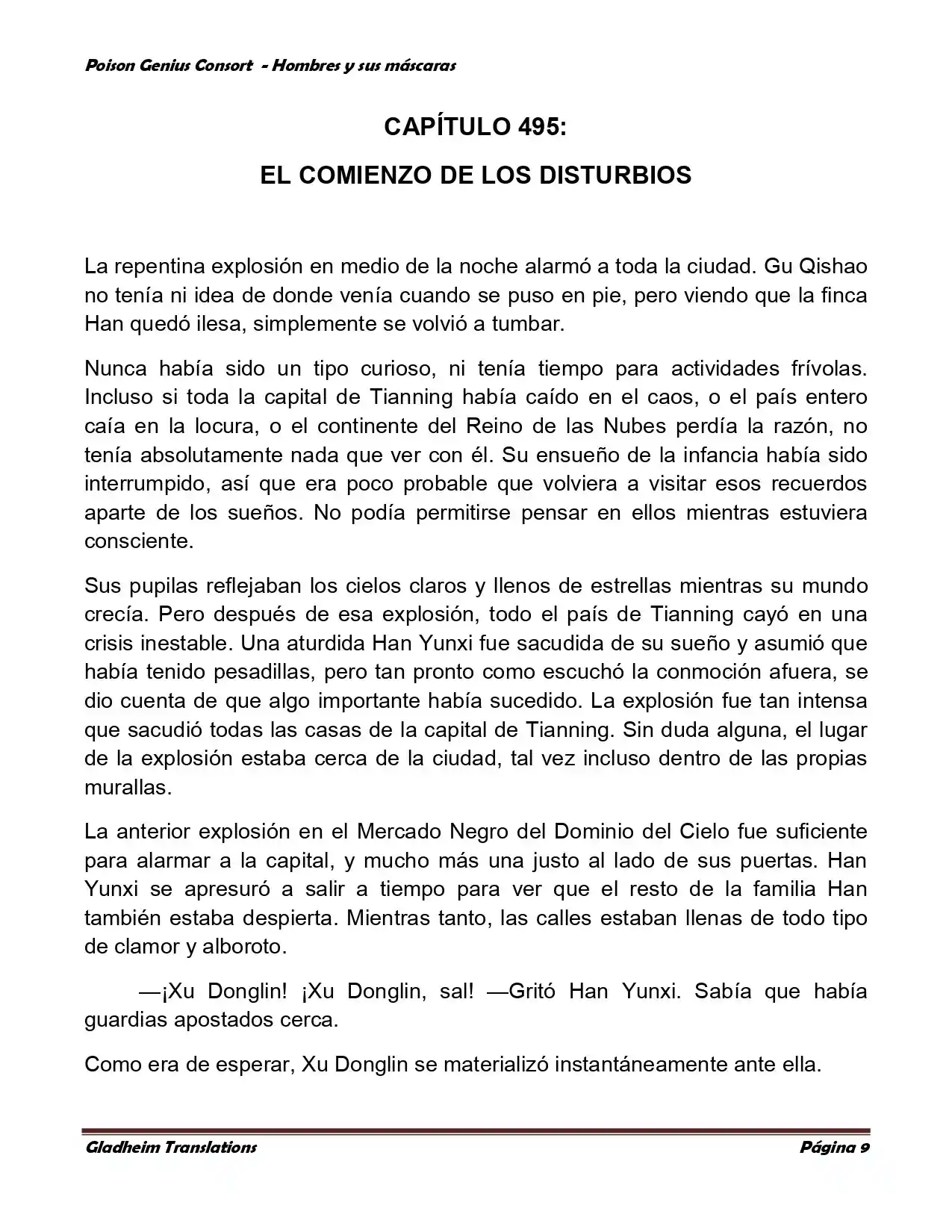 Poison Genious Consort (Novela) - Capítulo 364 - Página 9 - LectorTMOo