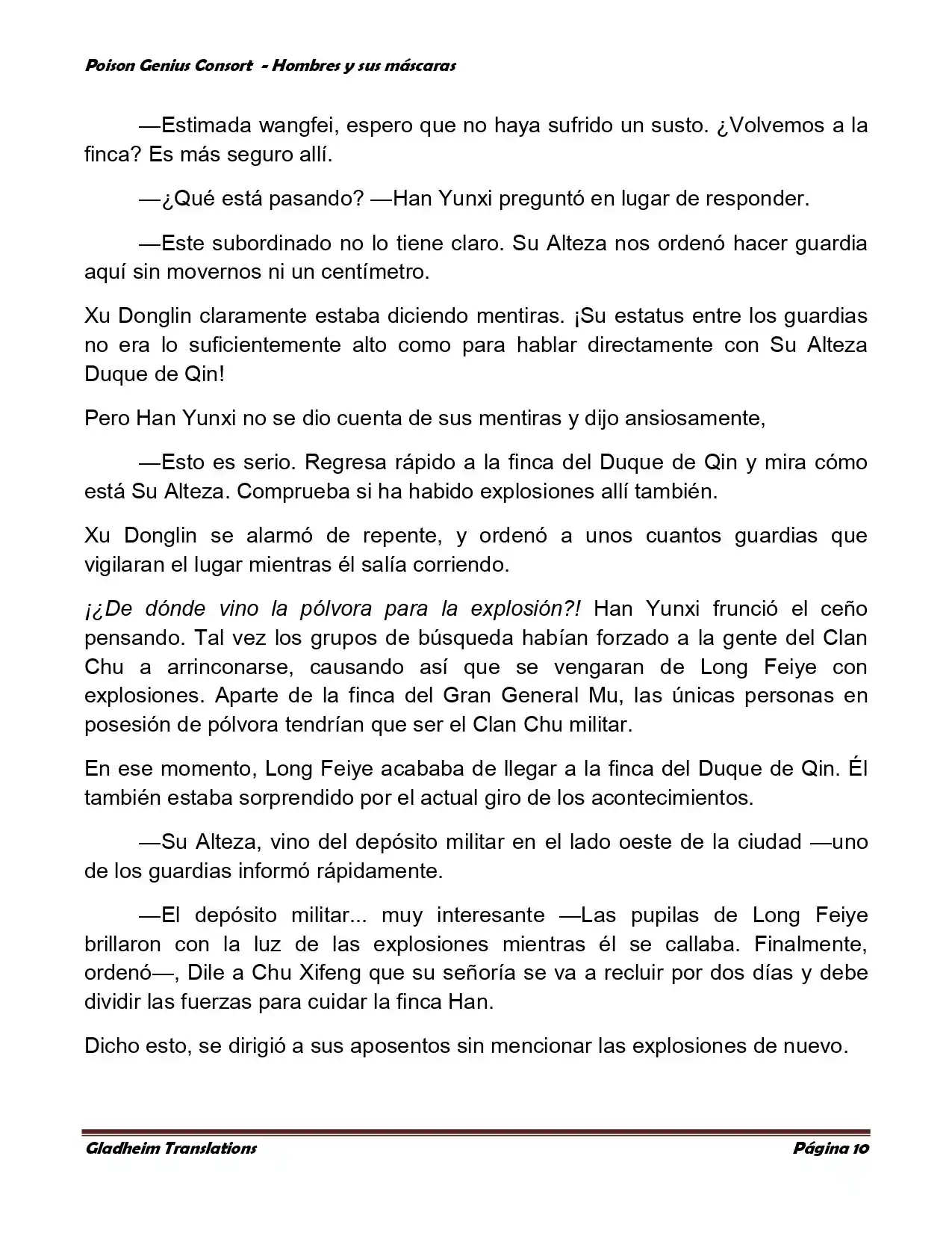 Poison Genious Consort (Novela) - Capítulo 364 - Página 10 - LectorTMOo