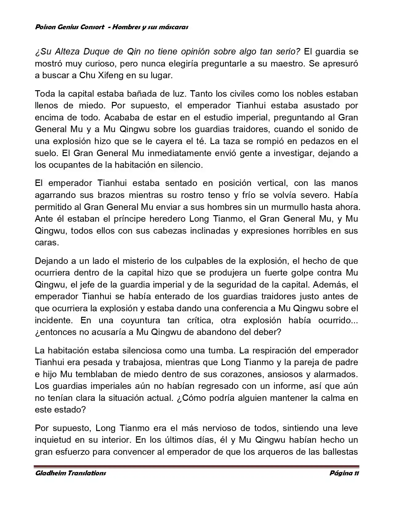 Poison Genious Consort (Novela) - Capítulo 364 - Página 11 - LectorTMOo