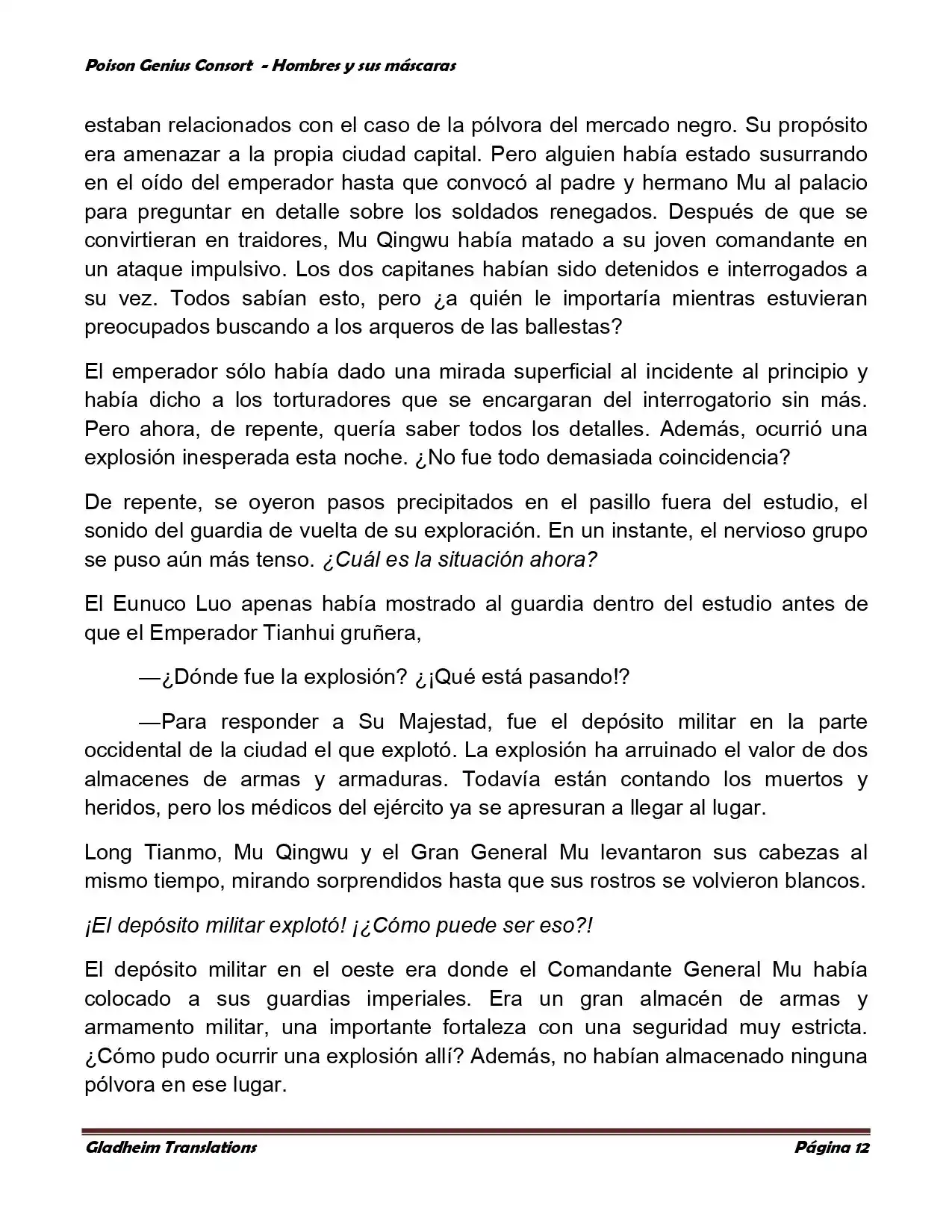 Poison Genious Consort (Novela) - Capítulo 364 - Página 12 - LectorTMOo