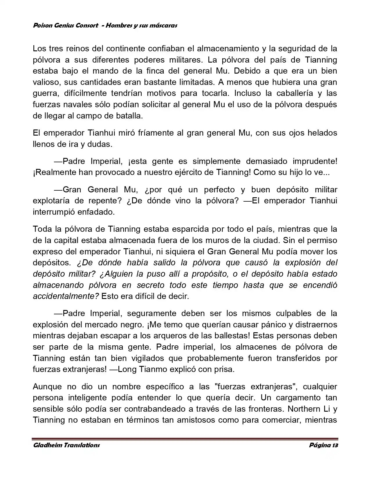 Poison Genious Consort (Novela) - Capítulo 364 - Página 13 - LectorTMOo