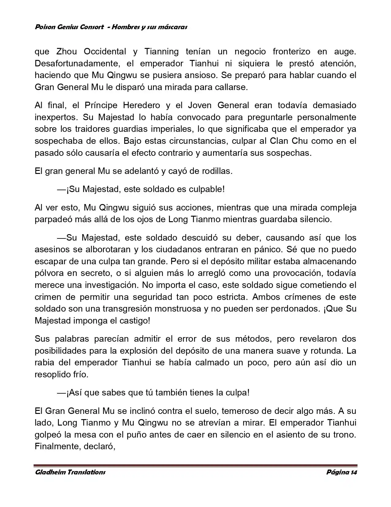 Poison Genious Consort (Novela) - Capítulo 364 - Página 14 - LectorTMOo