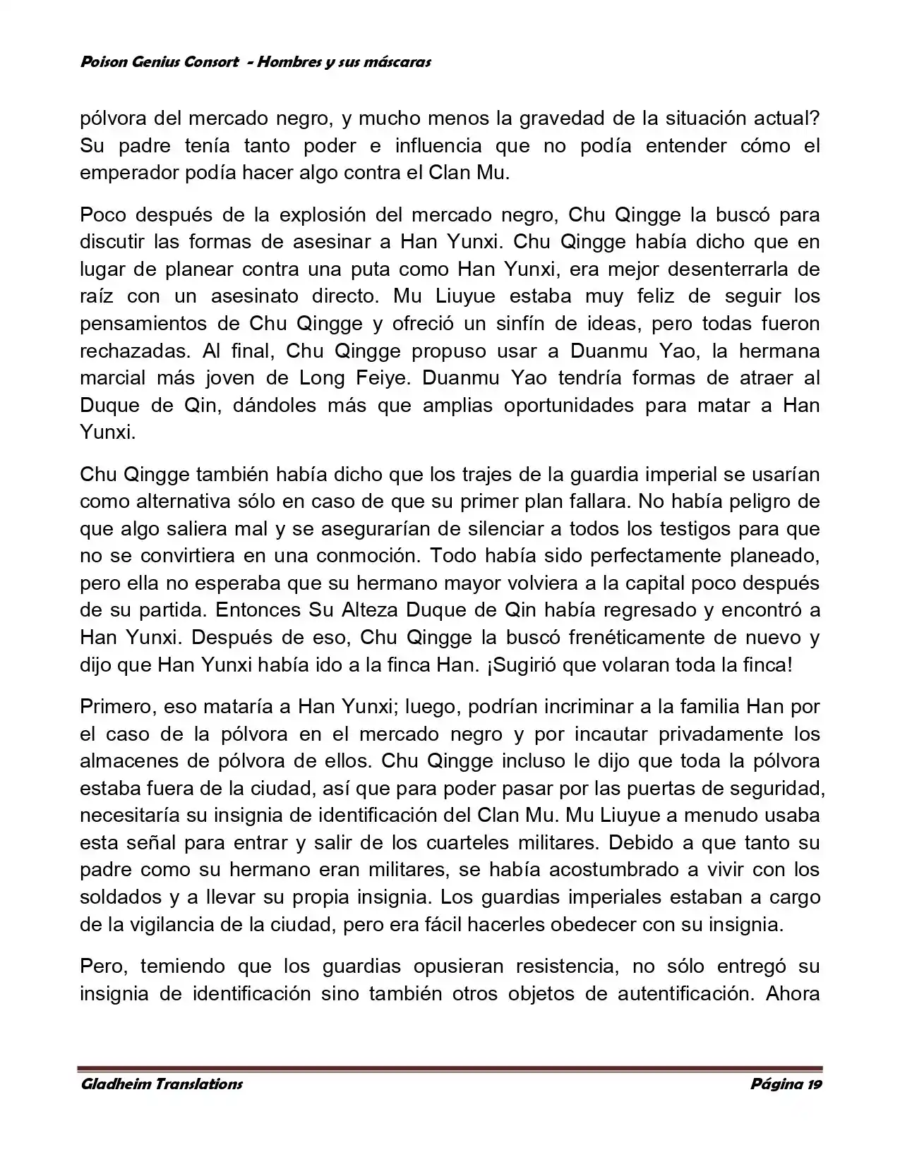 Poison Genious Consort (Novela) - Capítulo 364 - Página 19 - LectorTMOo