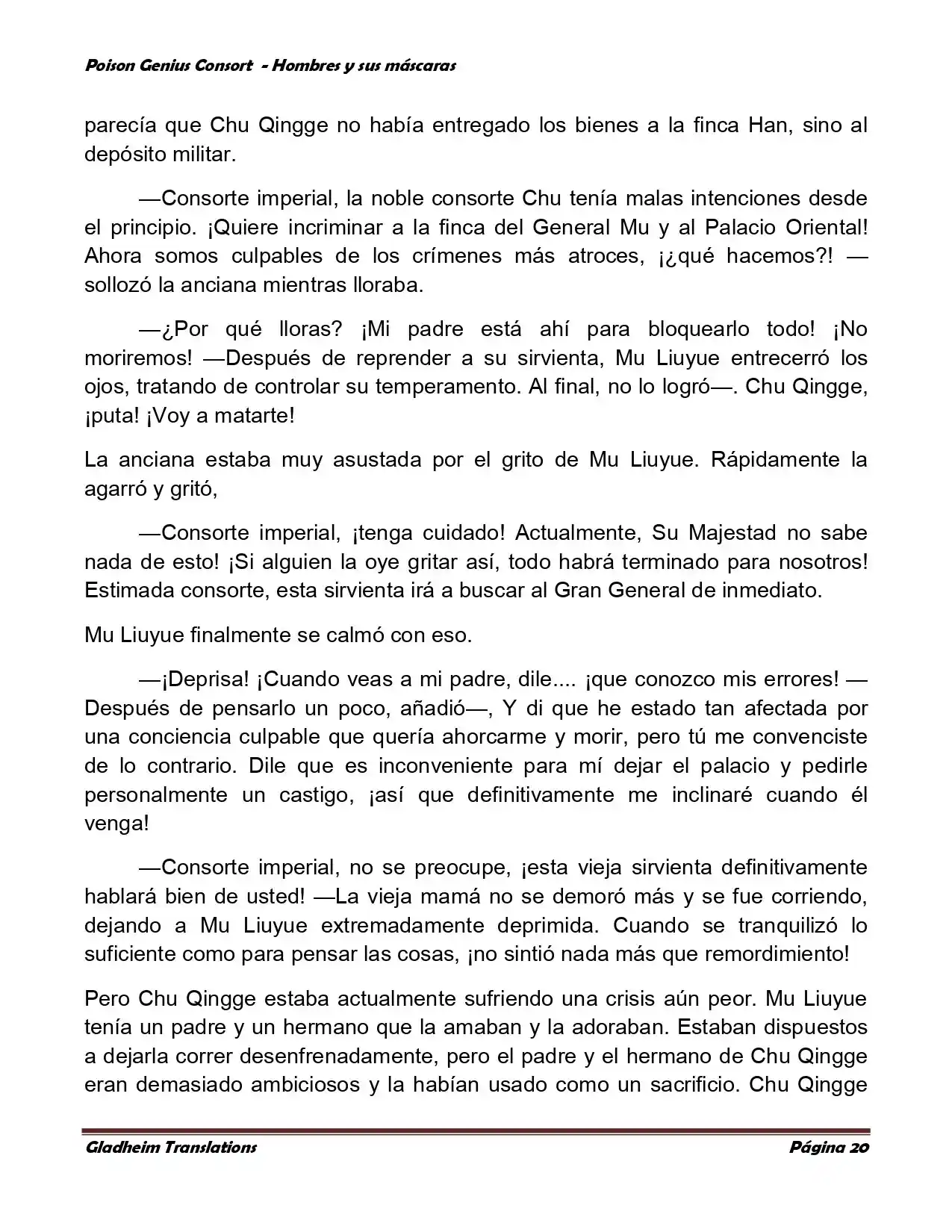 Poison Genious Consort (Novela) - Capítulo 364 - Página 20 - LectorTMOo