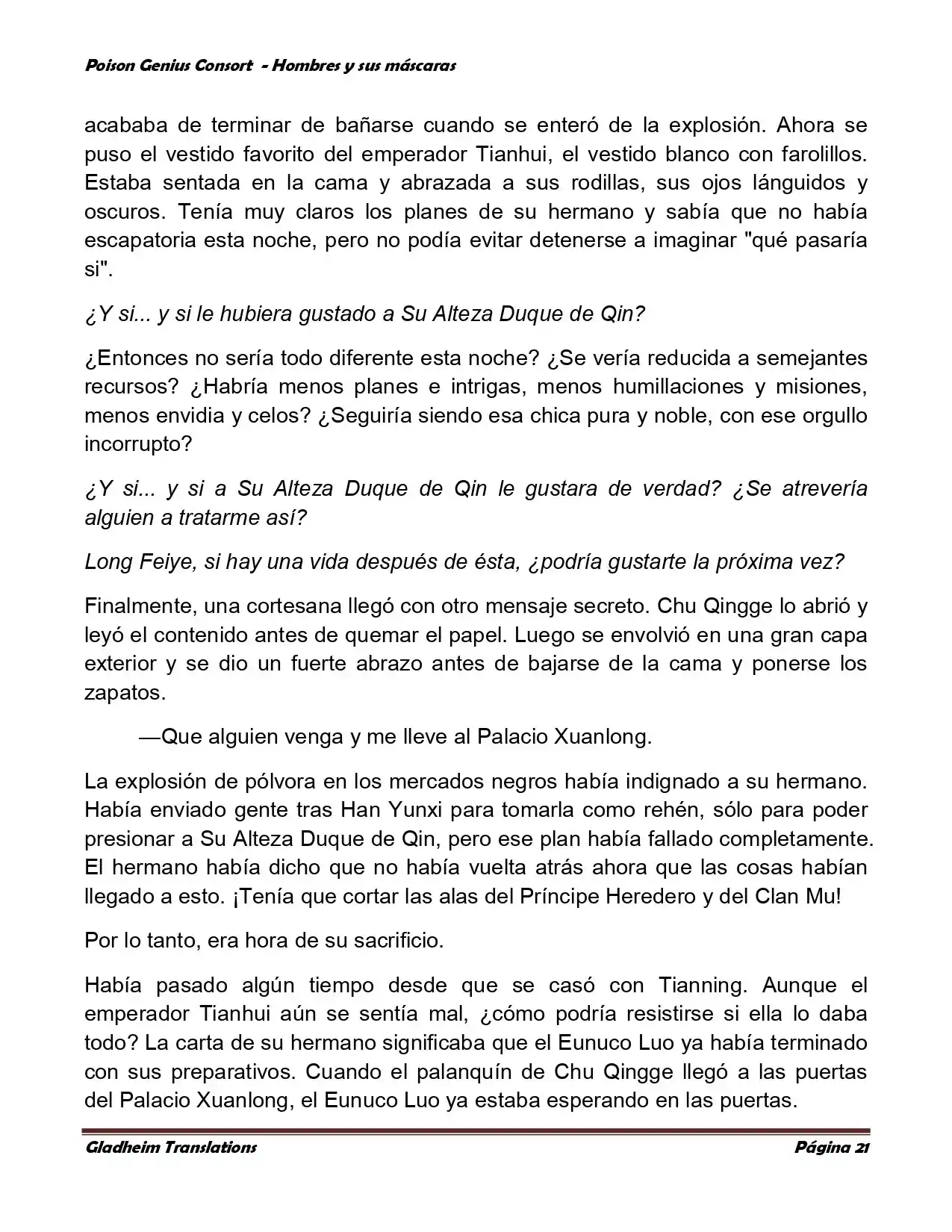 Poison Genious Consort (Novela) - Capítulo 364 - Página 21 - LectorTMOo