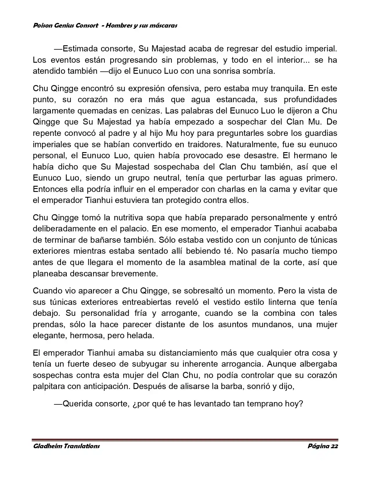 Poison Genious Consort (Novela) - Capítulo 364 - Página 22 - LectorTMOo