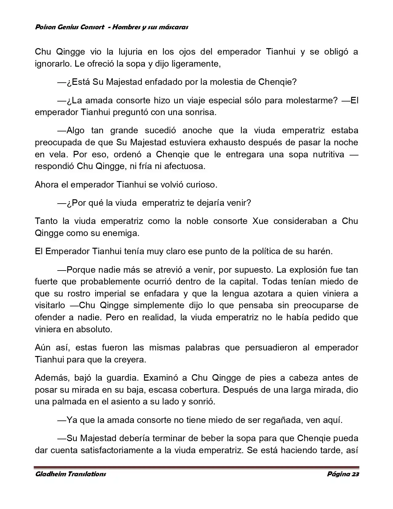 Poison Genious Consort (Novela) - Capítulo 364 - Página 23 - LectorTMOo