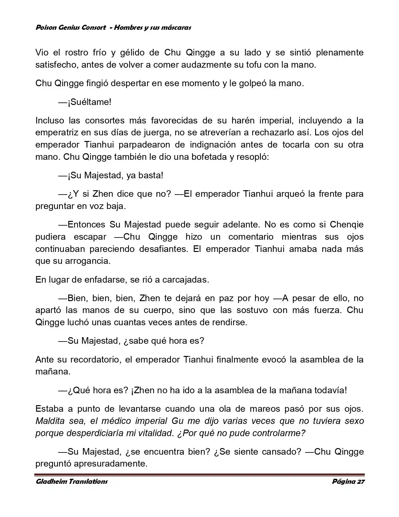Poison Genious Consort (Novela) - Capítulo 364 - Página 27 - LectorTMOo