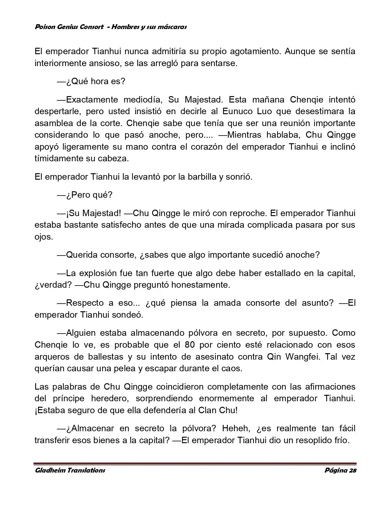 Poison Genious Consort (Novela) - Capítulo 364 - Página 28 - LectorTMOo