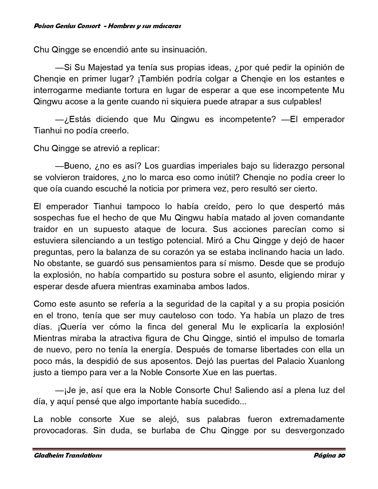 Poison Genious Consort (Novela) - Capítulo 364 - Página 30 - LectorTMOo