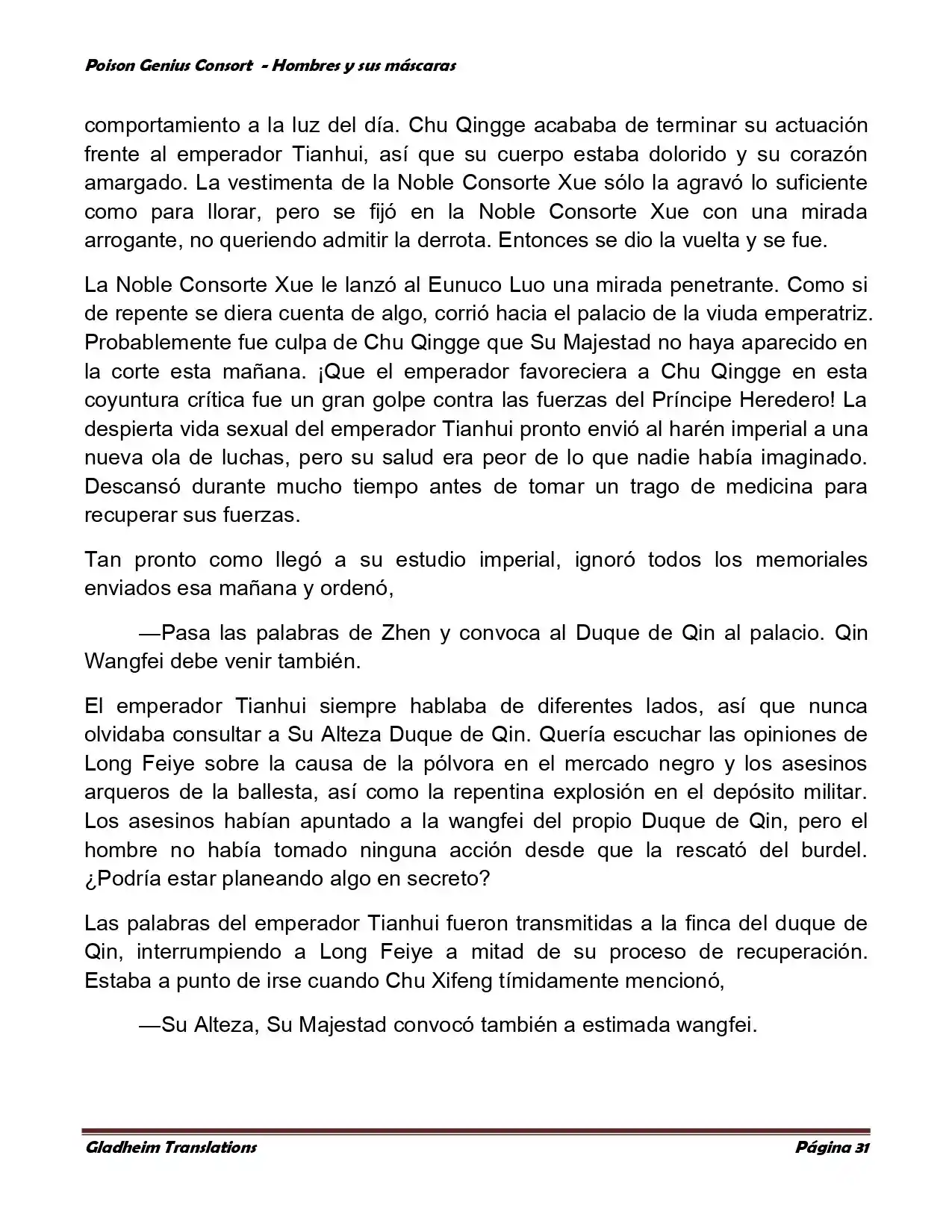 Poison Genious Consort (Novela) - Capítulo 364 - Página 31 - LectorTMOo