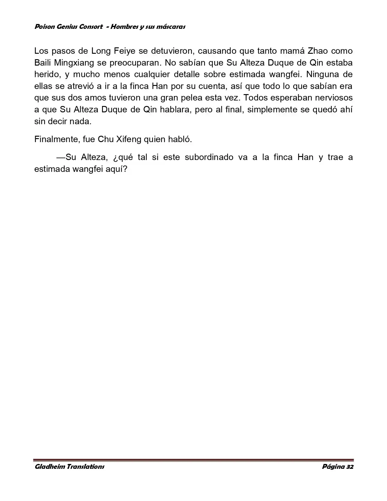 Poison Genious Consort (Novela) - Capítulo 364 - Página 32 - LectorTMOo