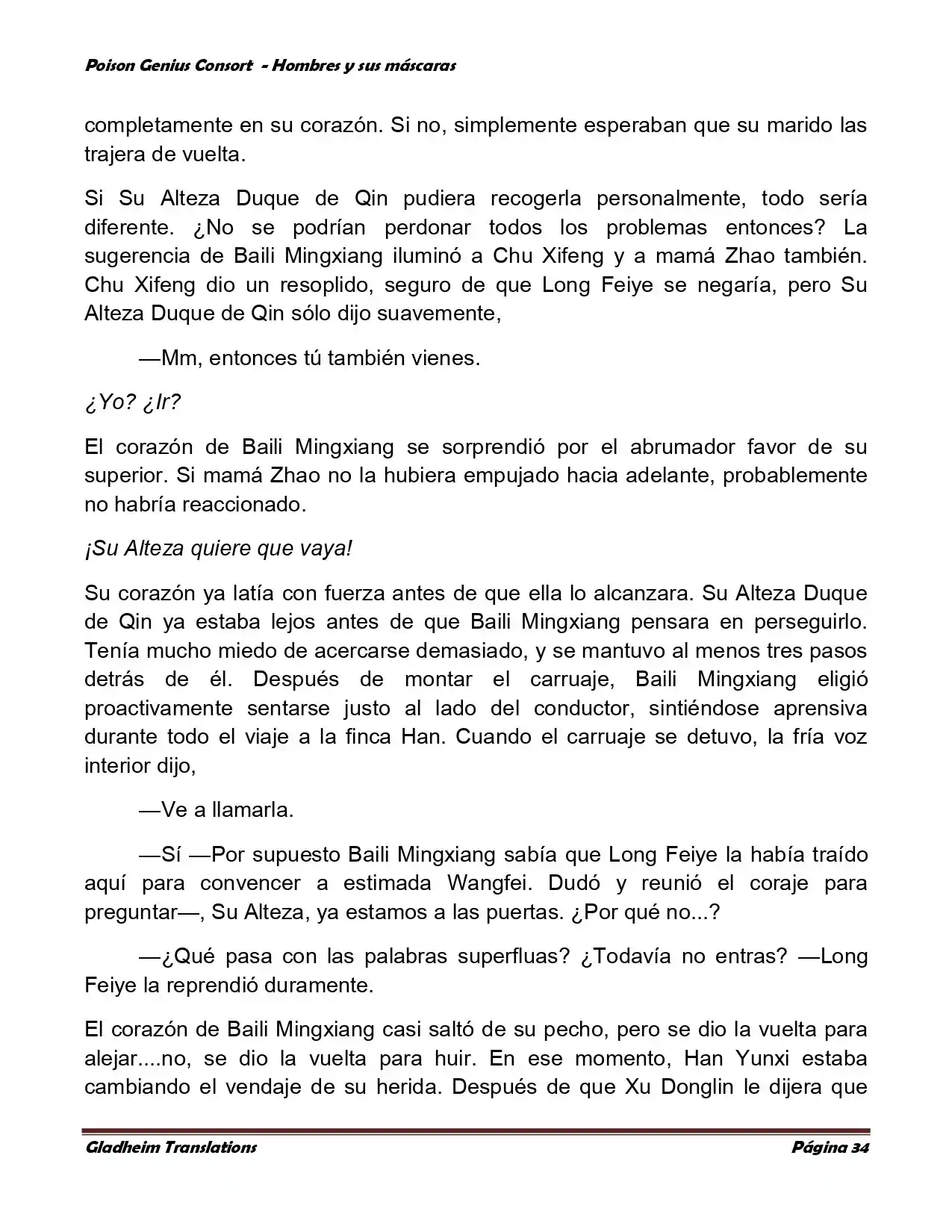 Poison Genious Consort (Novela) - Capítulo 364 - Página 34 - LectorTMOo