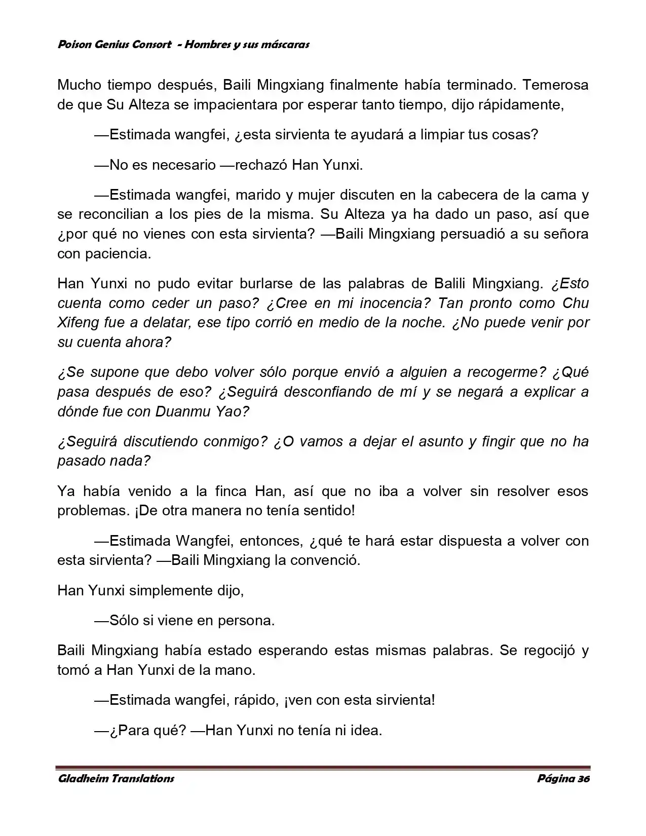 Poison Genious Consort (Novela) - Capítulo 364 - Página 36 - LectorTMOo