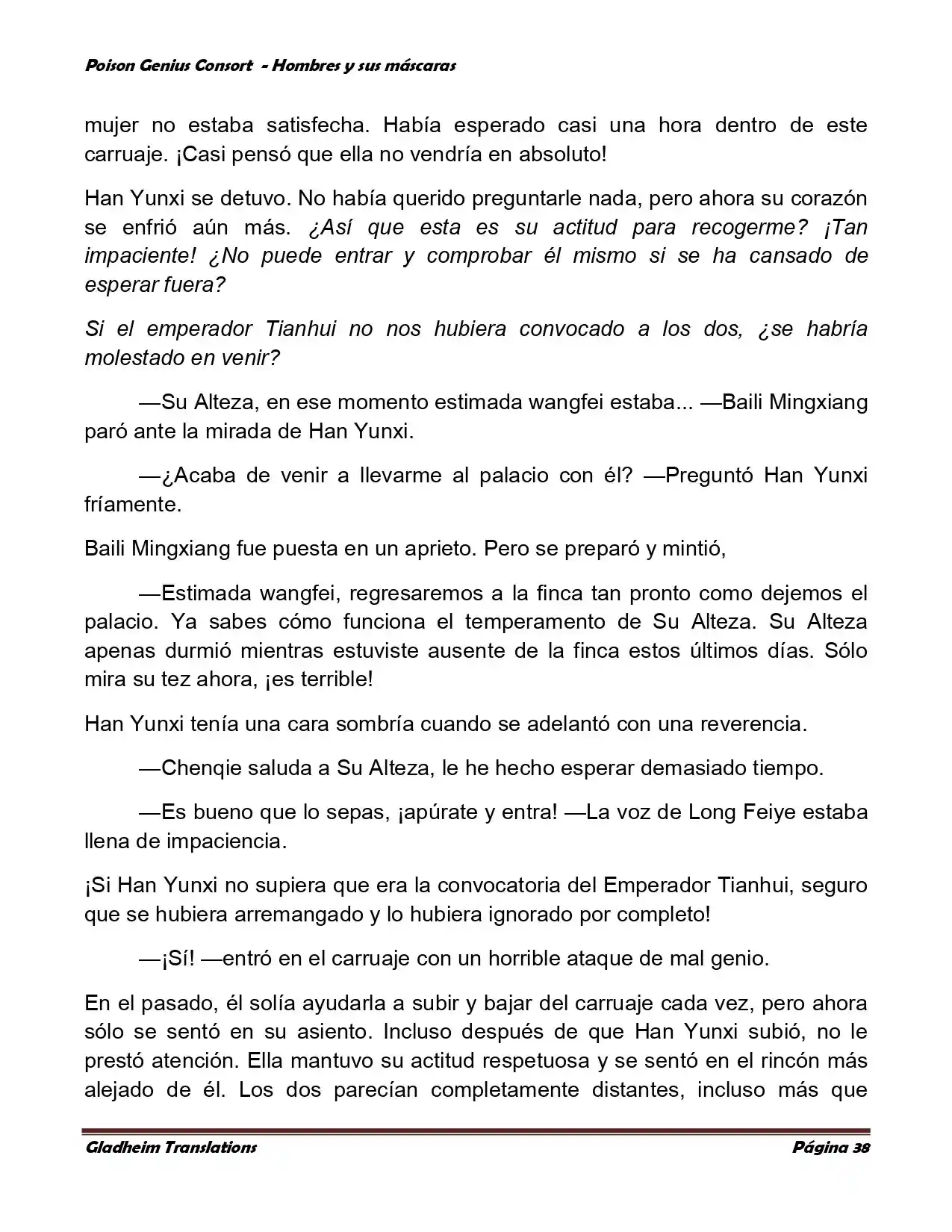 Poison Genious Consort (Novela) - Capítulo 364 - Página 38 - LectorTMOo