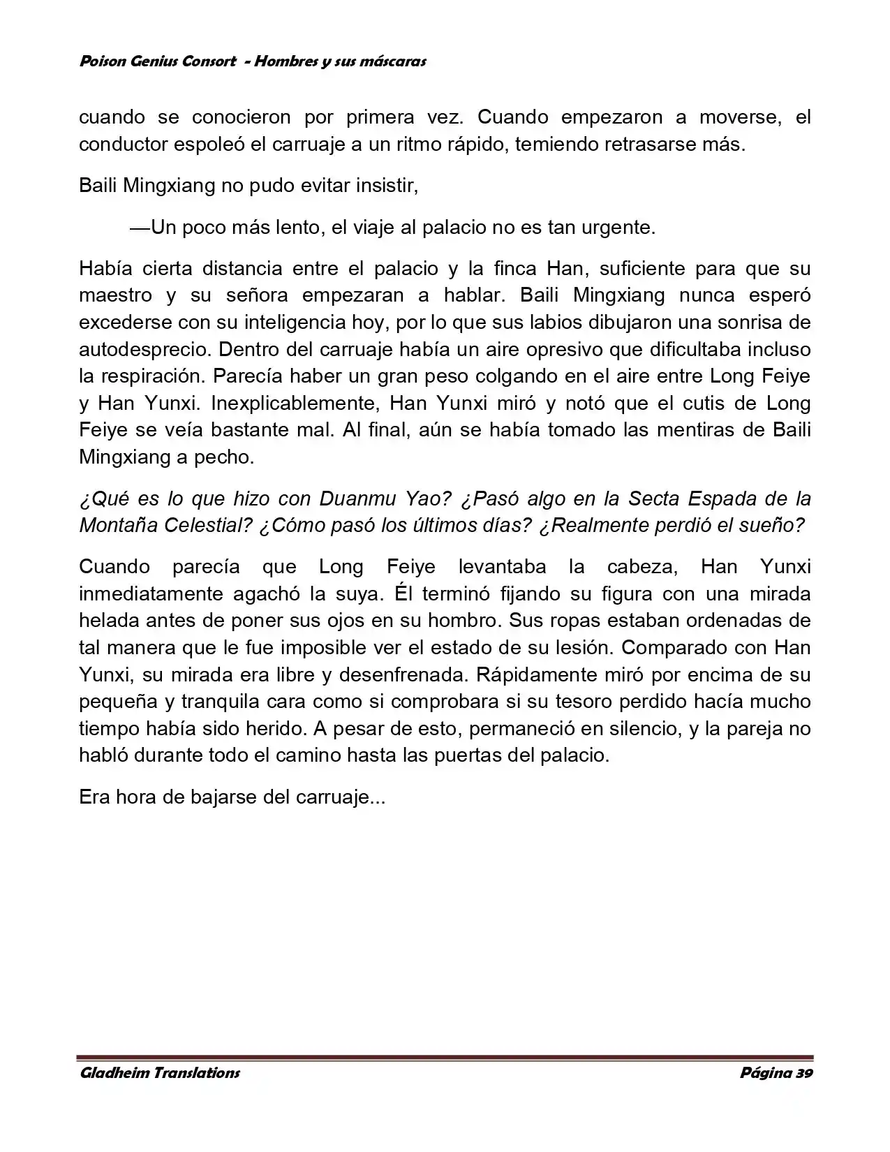 Poison Genious Consort (Novela) - Capítulo 364 - Página 39 - LectorTMOo