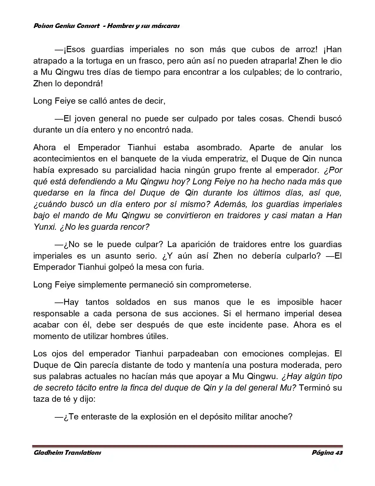 Poison Genious Consort (Novela) - Capítulo 364 - Página 43 - LectorTMOo