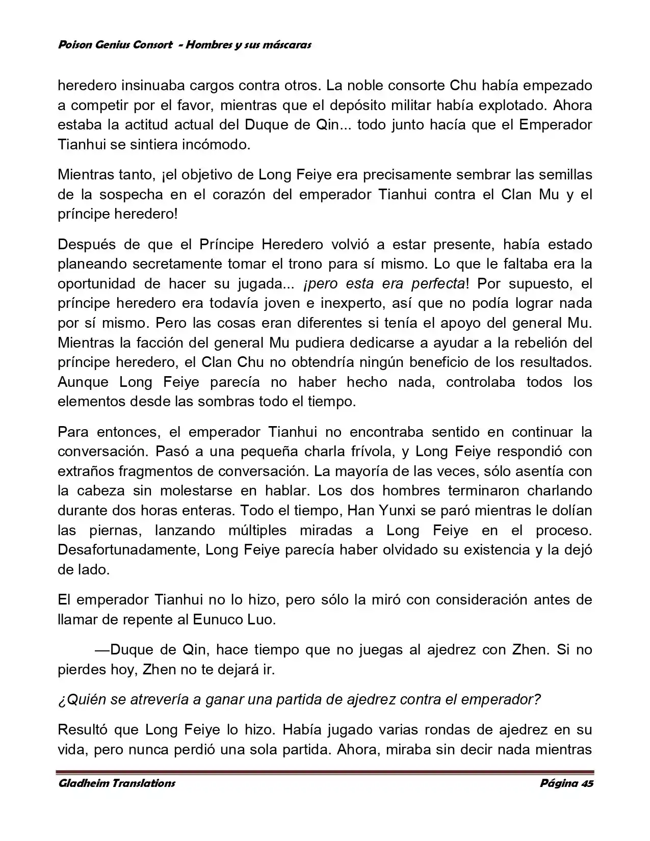 Poison Genious Consort (Novela) - Capítulo 364 - Página 45 - LectorTMOo