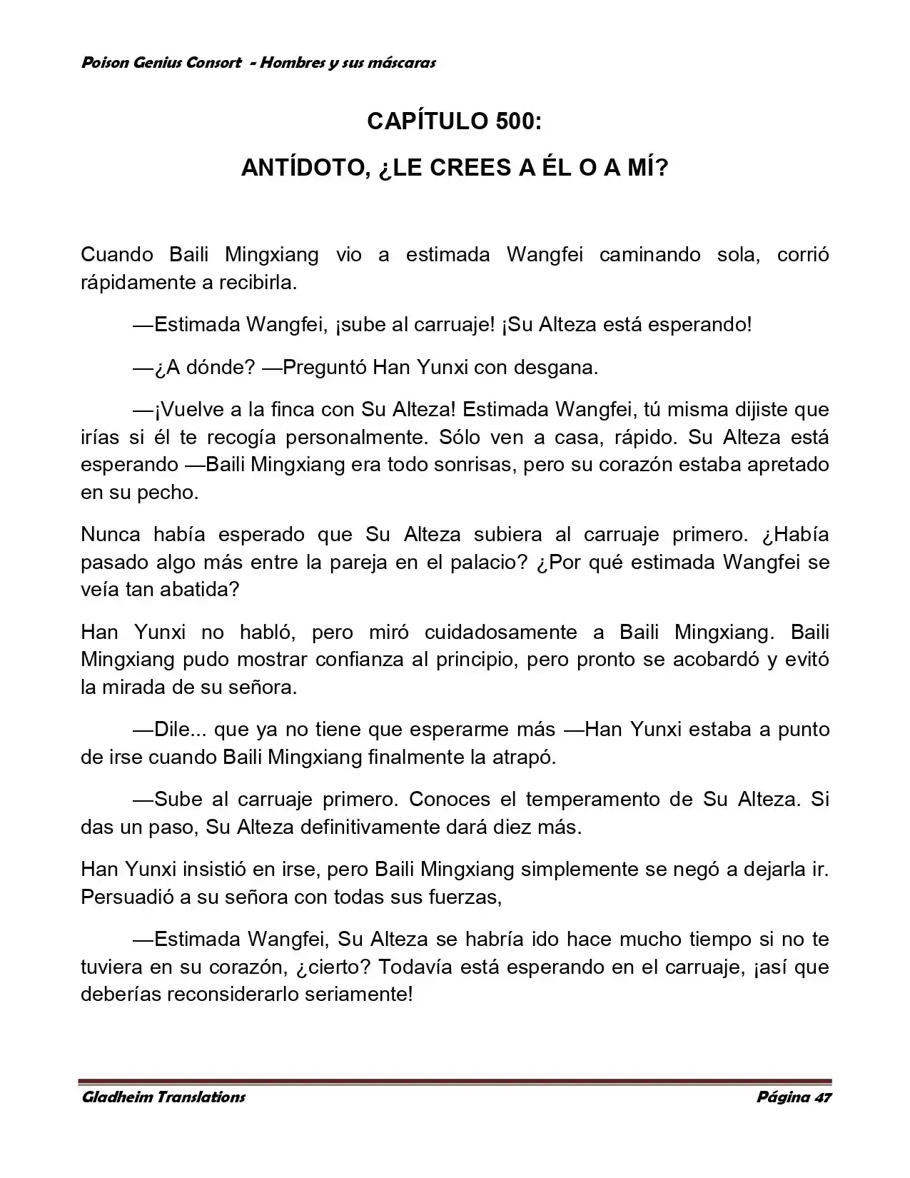 Poison Genious Consort (Novela) - Capítulo 364 - Página 47 - LectorTMOo