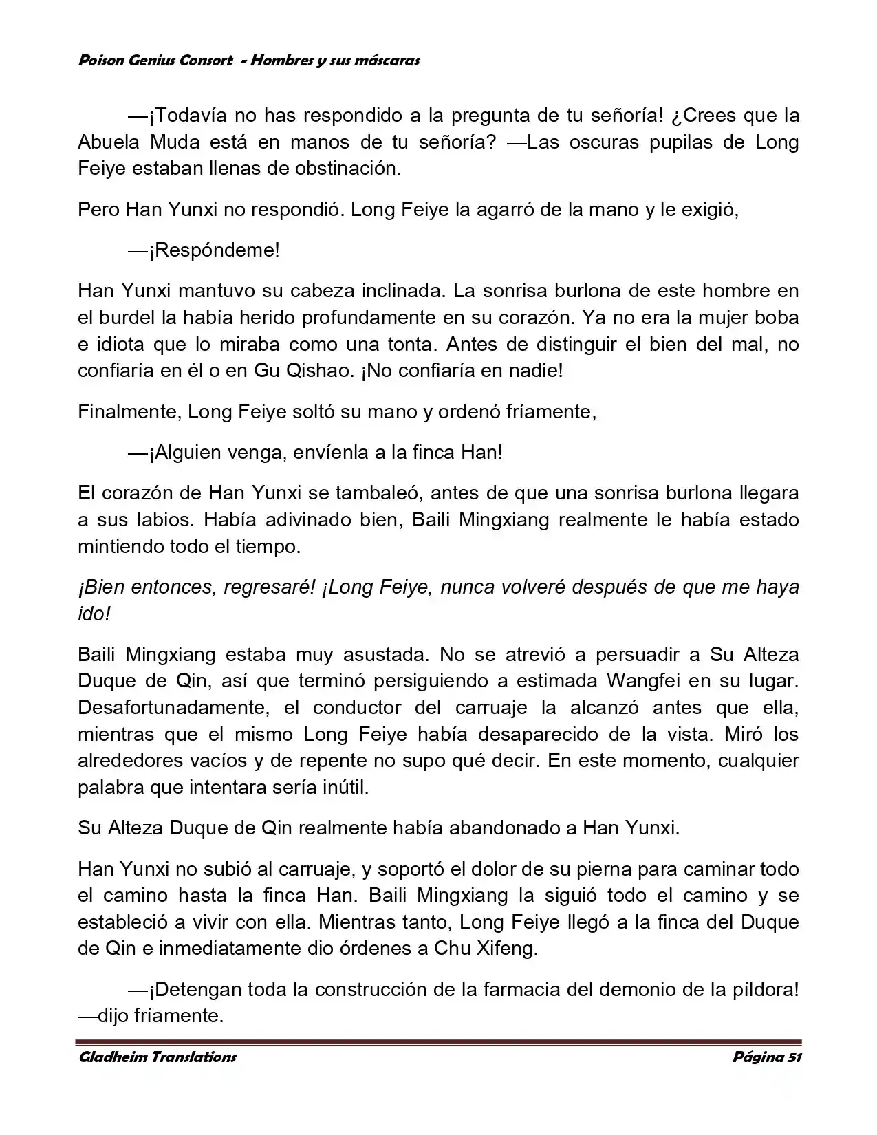 Poison Genious Consort (Novela) - Capítulo 364 - Página 51 - LectorTMOo
