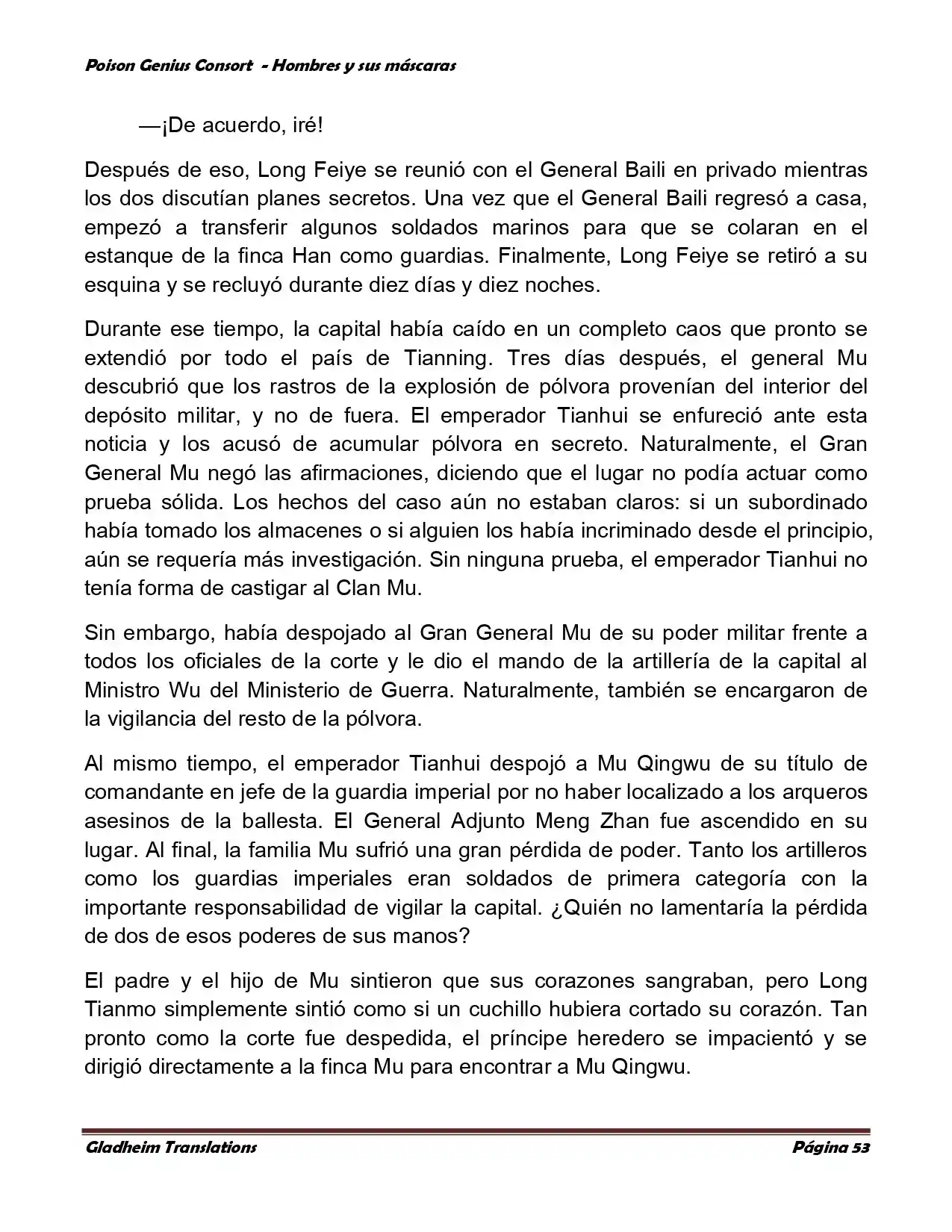 Poison Genious Consort (Novela) - Capítulo 364 - Página 53 - LectorTMOo