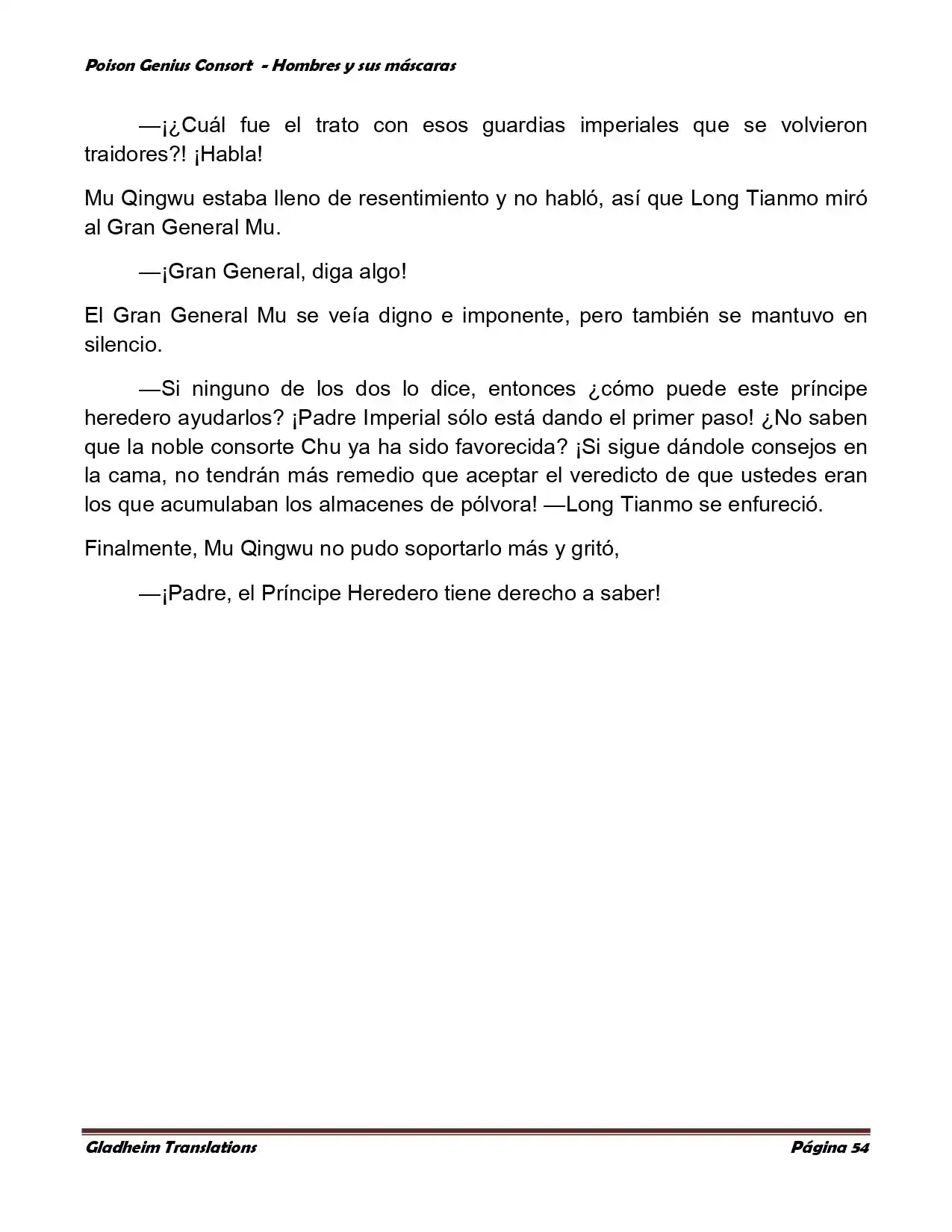 Poison Genious Consort (Novela) - Capítulo 364 - Página 54 - LectorTMOo