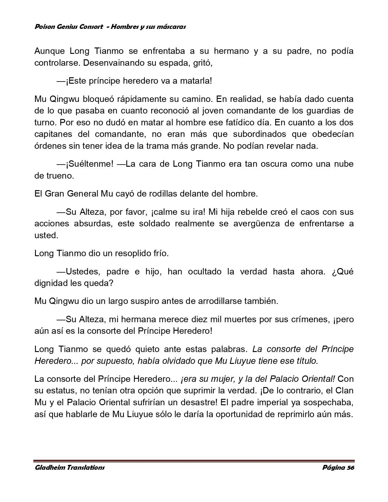 Poison Genious Consort (Novela) - Capítulo 364 - Página 56 - LectorTMOo