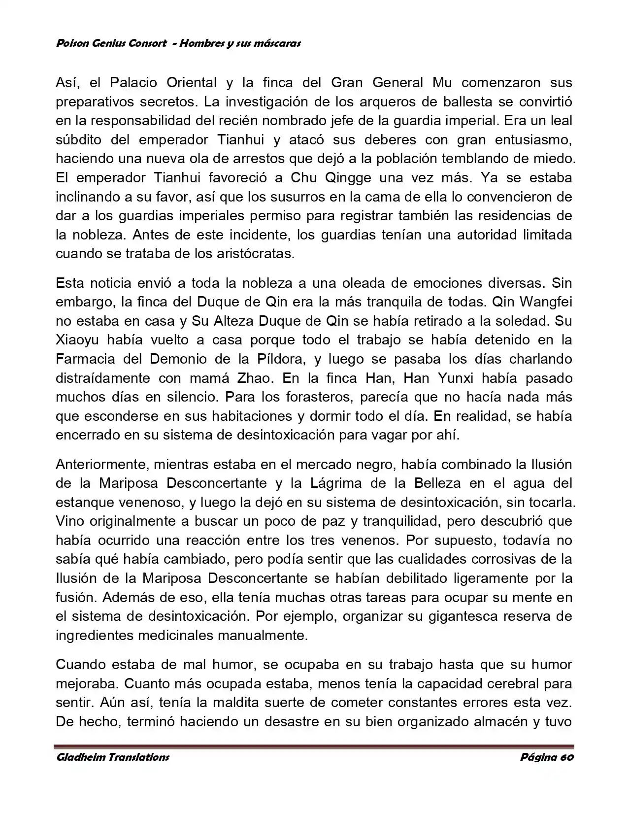 Poison Genious Consort (Novela) - Capítulo 364 - Página 60 - LectorTMOo