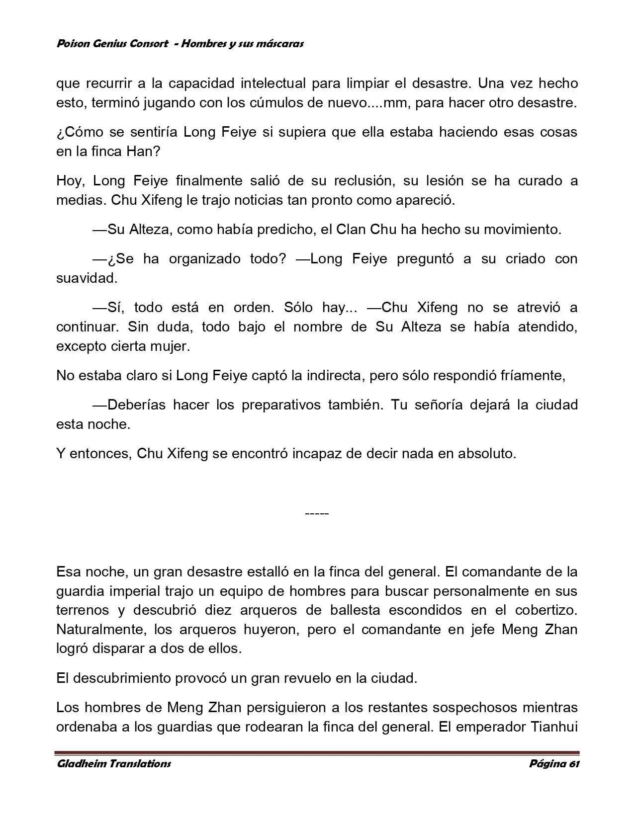 Poison Genious Consort (Novela) - Capítulo 364 - Página 61 - LectorTMOo