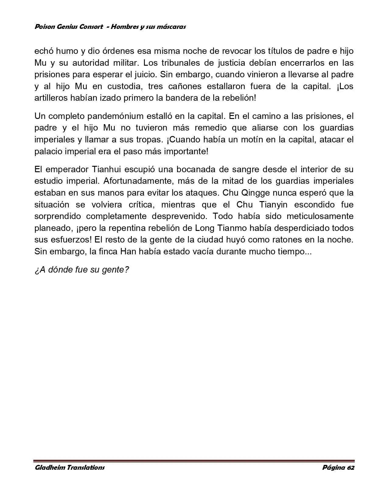 Poison Genious Consort (Novela) - Capítulo 364 - Página 62 - LectorTMOo
