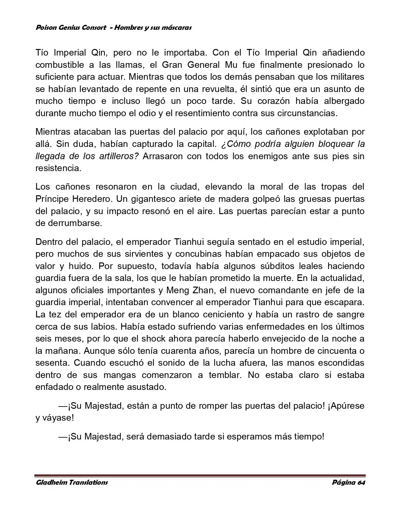 Poison Genious Consort (Novela) - Capítulo 364 - Página 64 - LectorTMOo