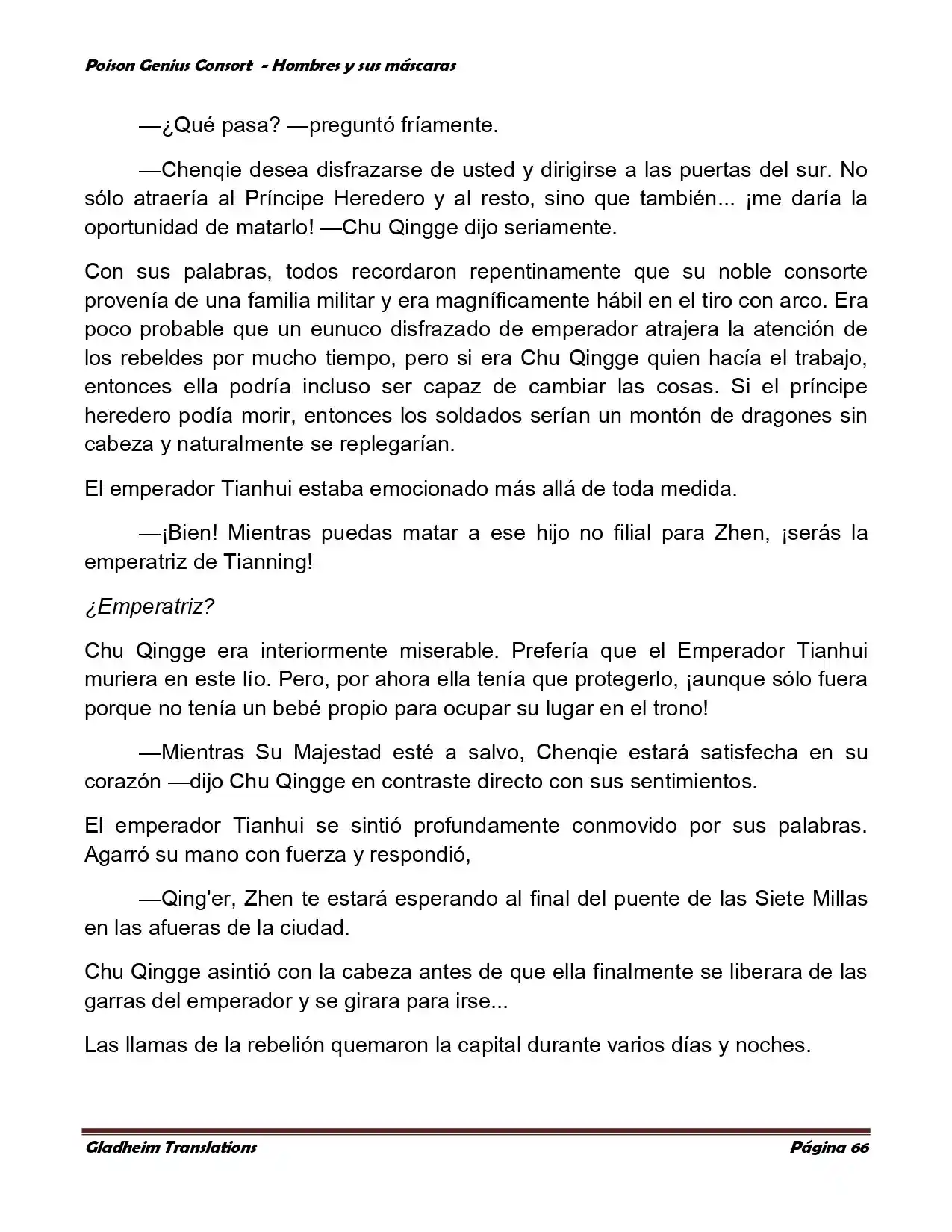 Poison Genious Consort (Novela) - Capítulo 364 - Página 66 - LectorTMOo