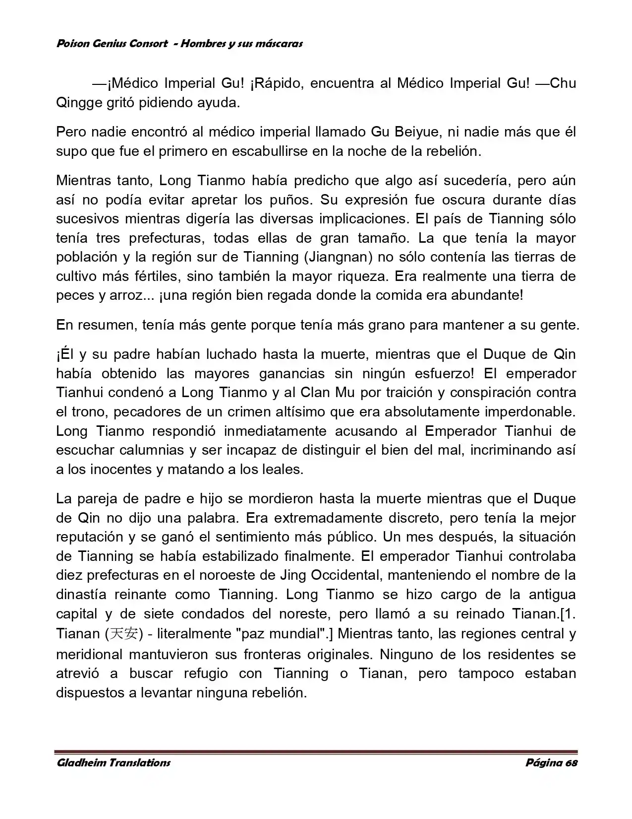 Poison Genious Consort (Novela) - Capítulo 364 - Página 68 - LectorTMOo