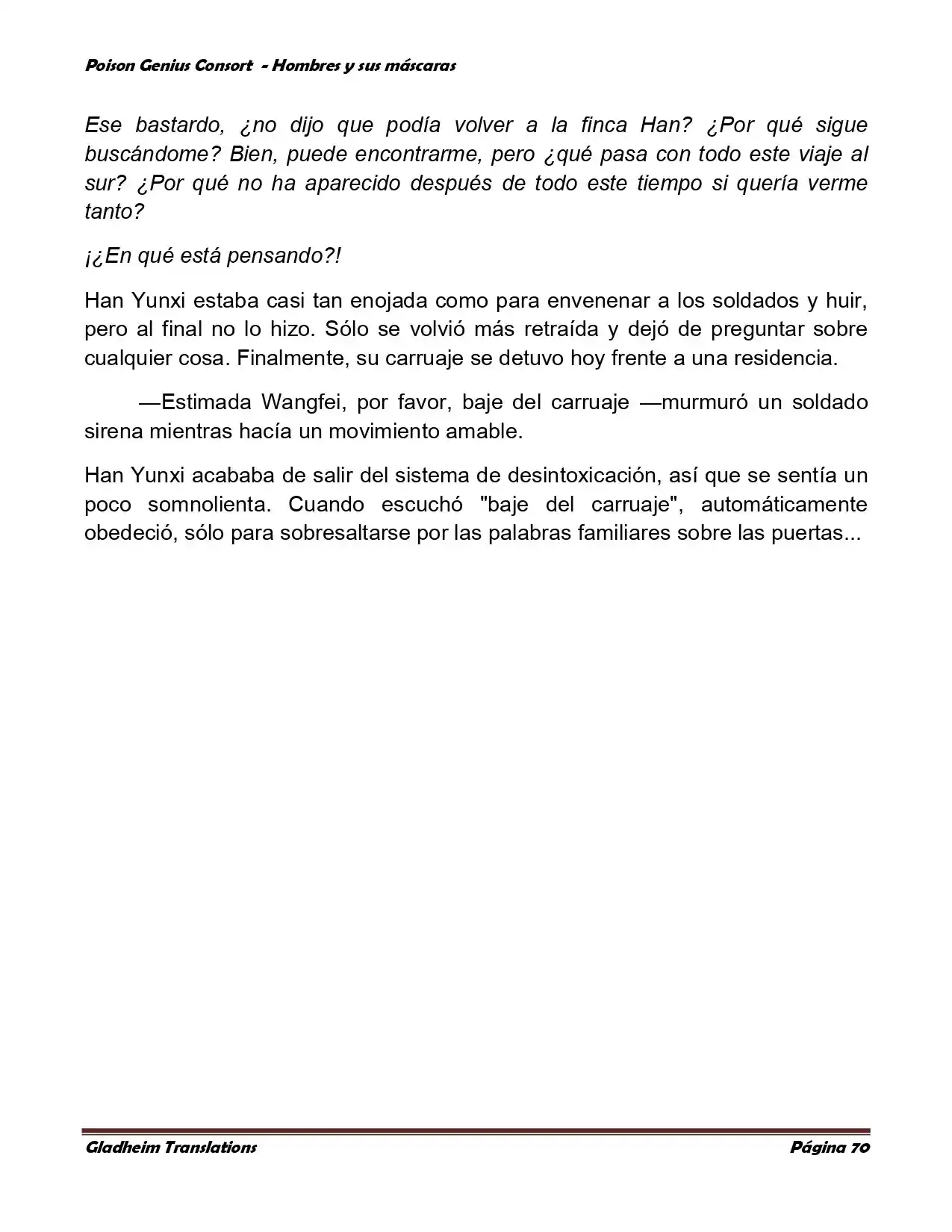 Poison Genious Consort (Novela) - Capítulo 364 - Página 70 - LectorTMOo